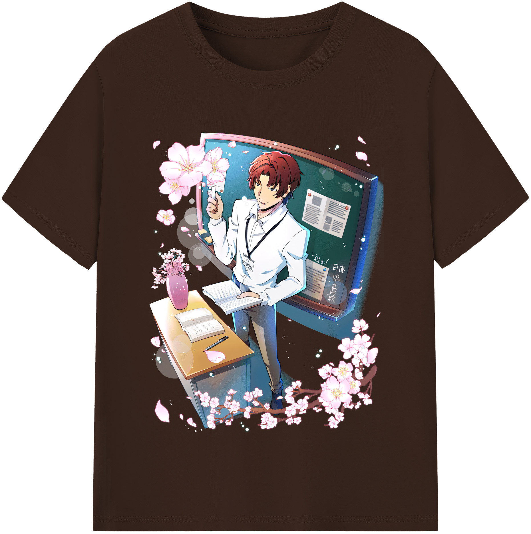 （画像用） 文豪ストレイドッグス Bungo Stray Dogs 綿100％半袖Tシャツ（フロントプリント）