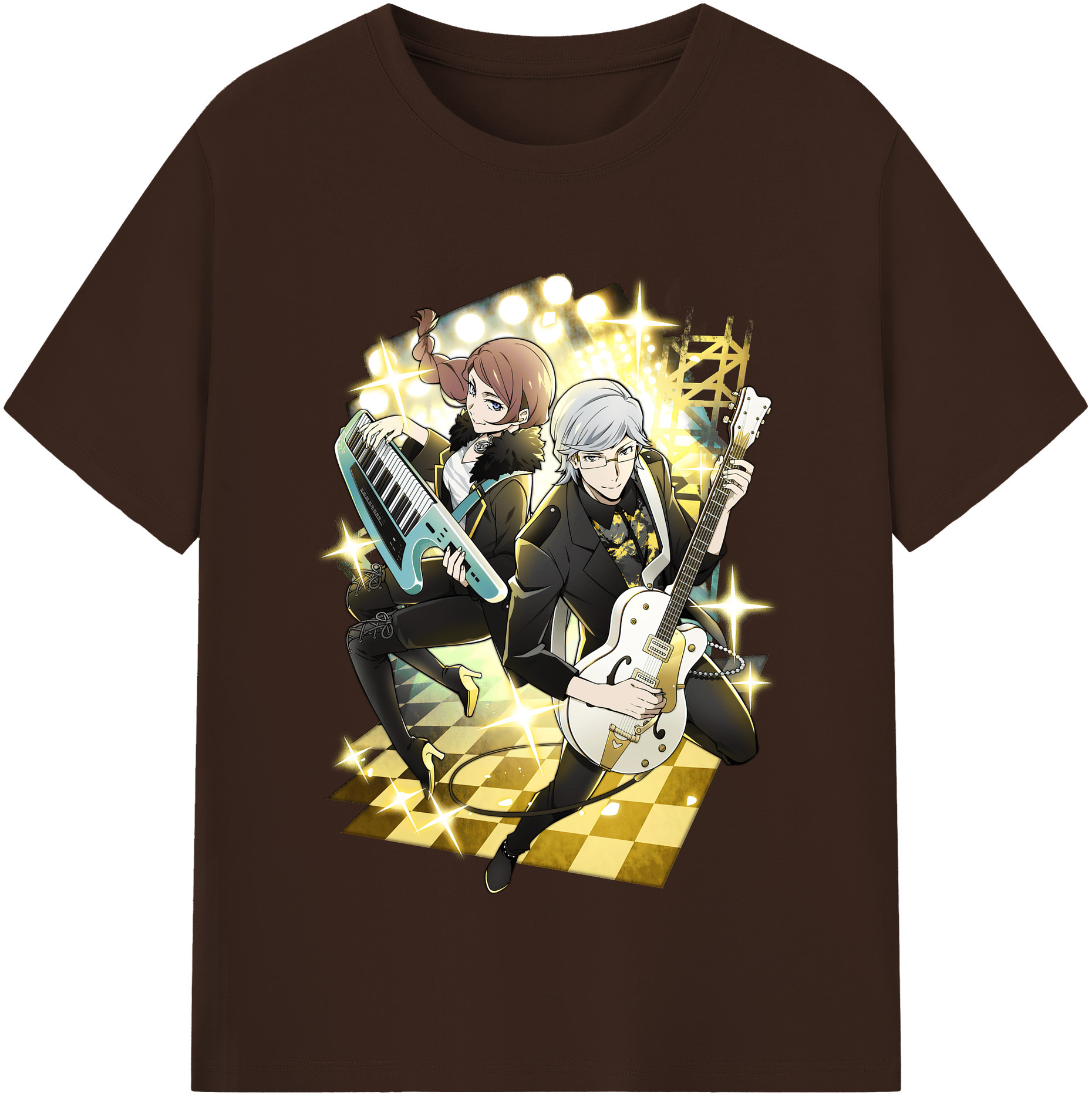 （画像用） 文豪ストレイドッグス Bungo Stray Dogs 綿100％半袖Tシャツ（フロントプリント）