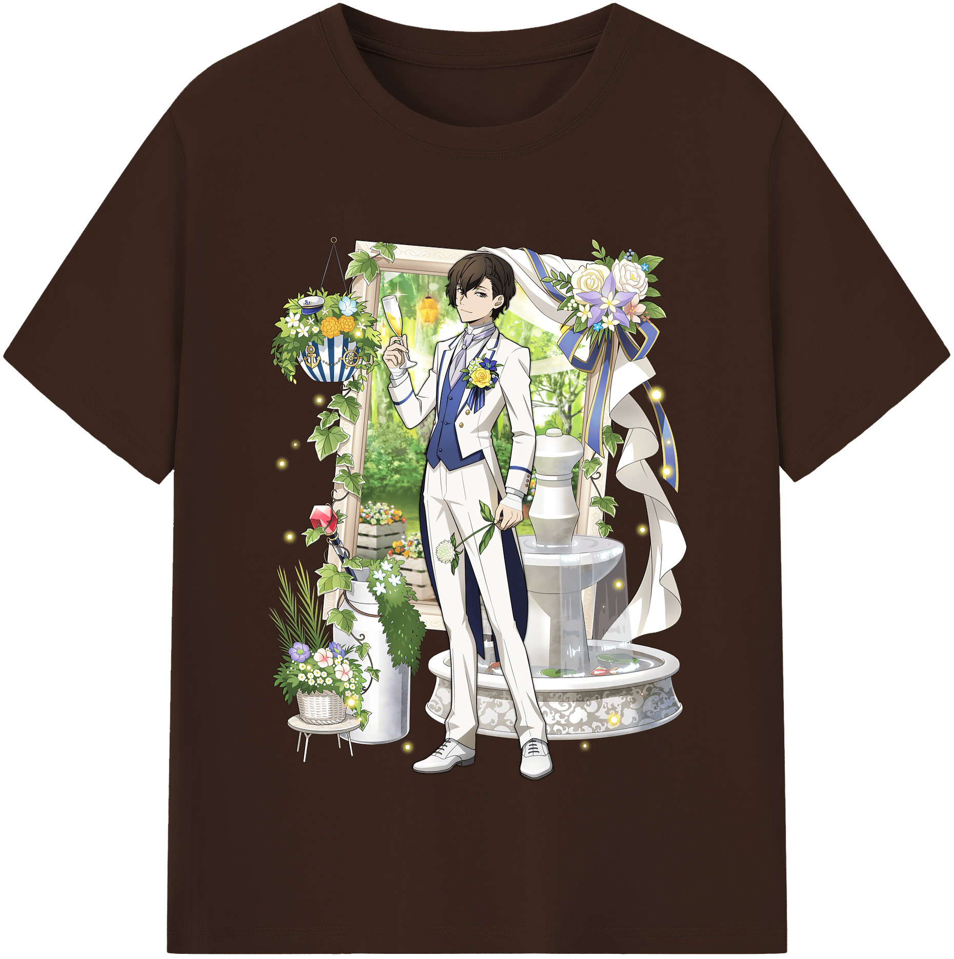 （画像用） 文豪ストレイドッグス Bungo Stray Dogs 綿100％半袖Tシャツ（フロントプリント）