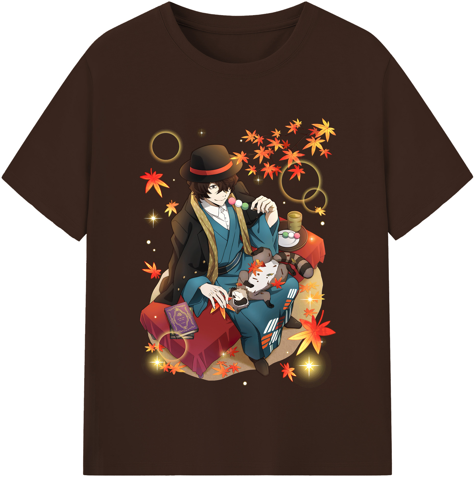 （画像用） 文豪ストレイドッグス Bungo Stray Dogs 綿100％半袖Tシャツ（フロントプリント）