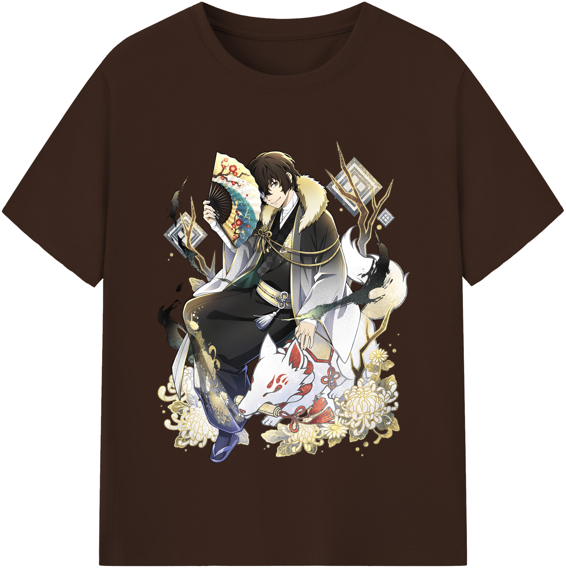 （画像用） 文豪ストレイドッグス Bungo Stray Dogs 綿100％半袖Tシャツ（フロントプリント）