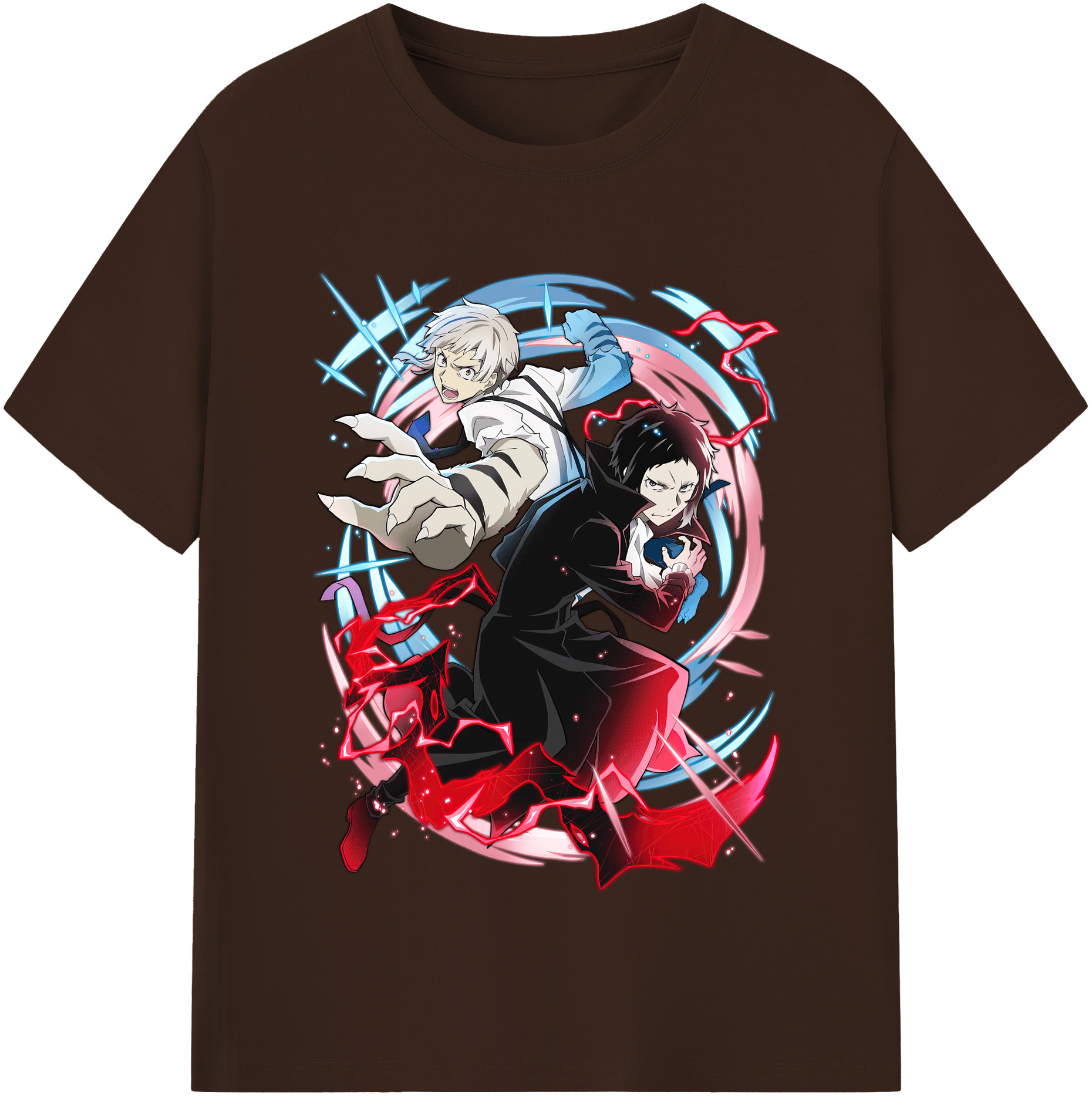 （画像用） 文豪ストレイドッグス Bungo Stray Dogs 綿100％半袖Tシャツ（フロントプリント）