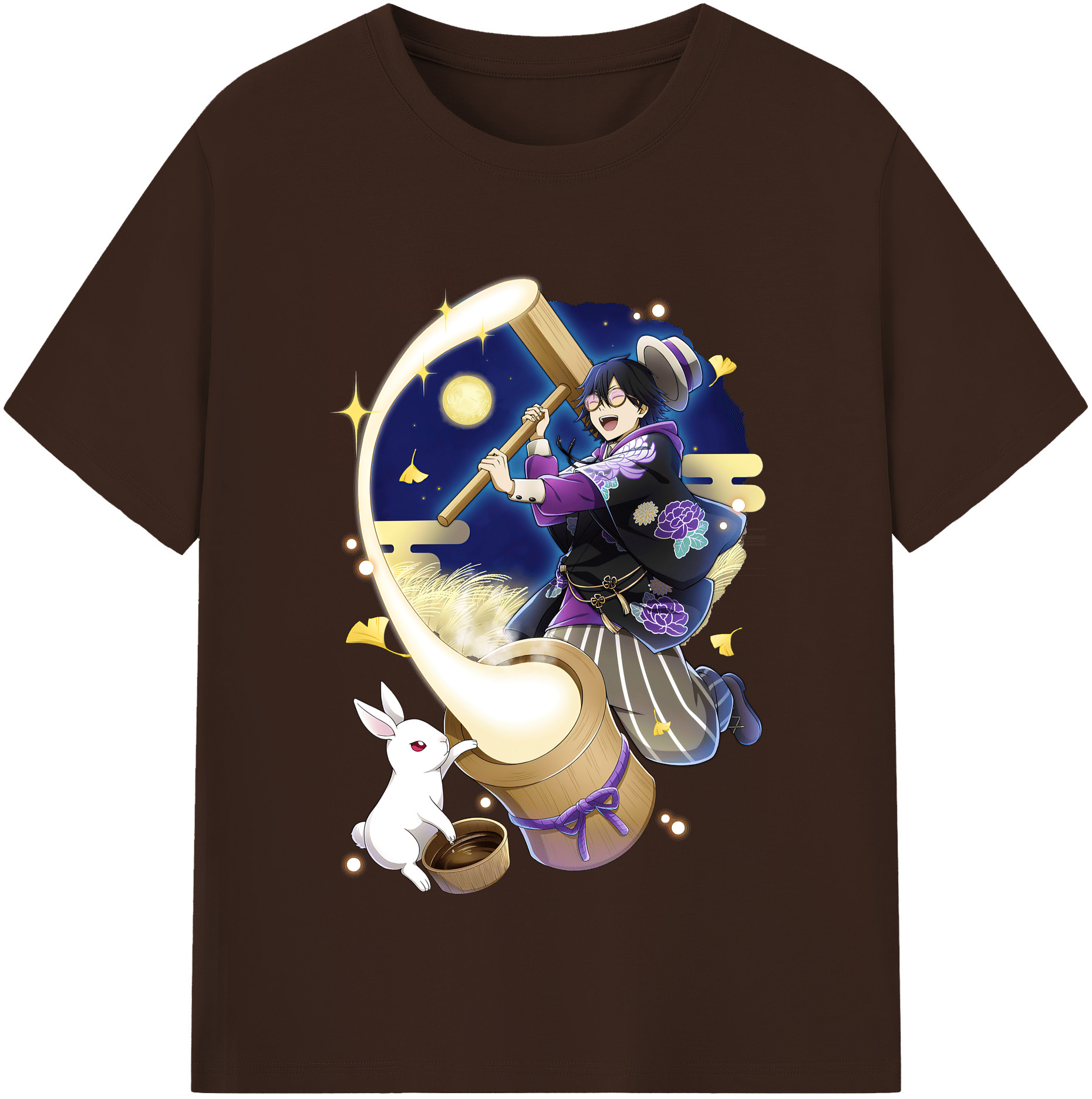 （画像用） 文豪ストレイドッグス Bungo Stray Dogs 綿100％半袖Tシャツ（フロントプリント）