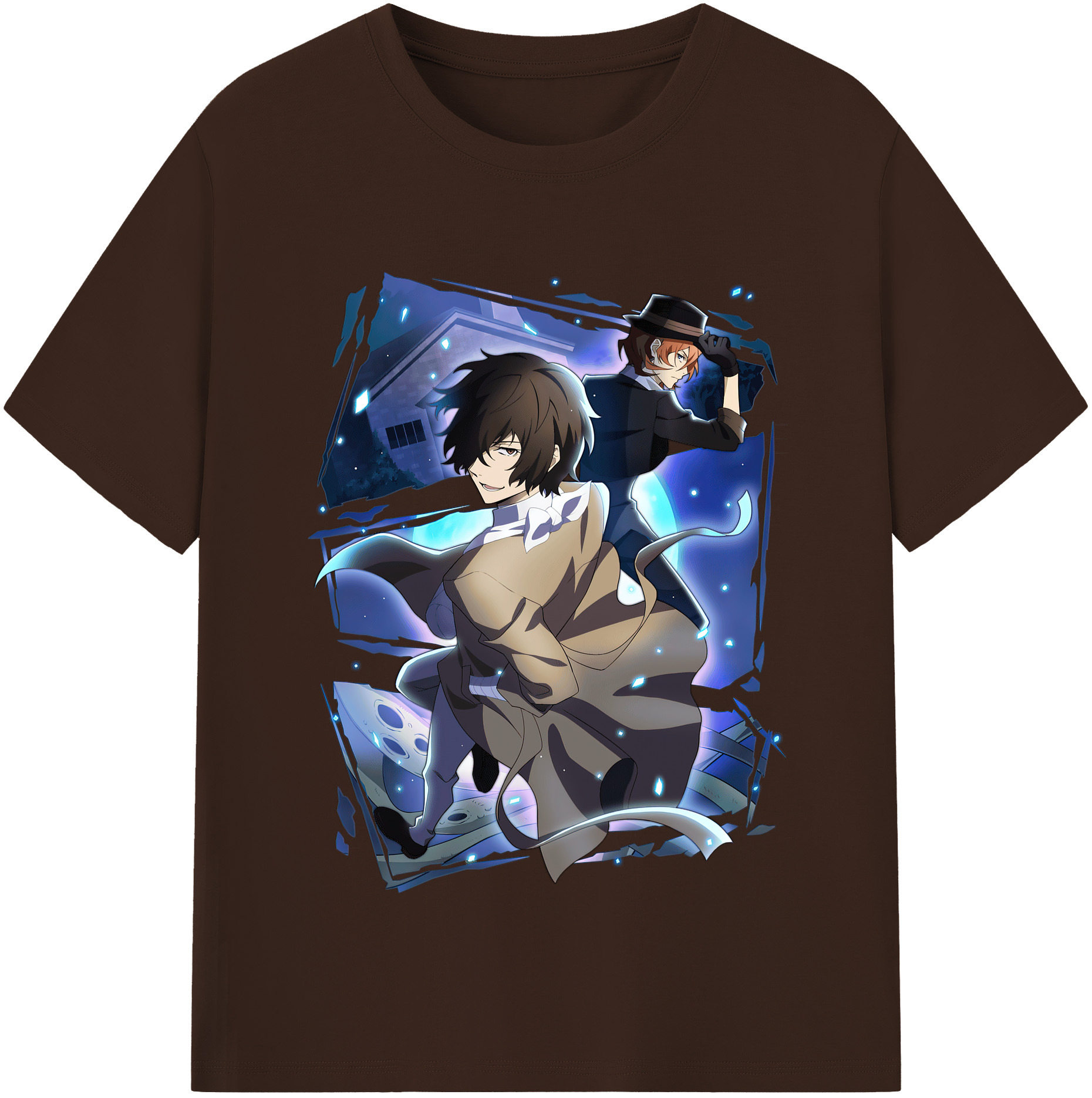 （画像用） 文豪ストレイドッグス Bungo Stray Dogs 綿100％半袖Tシャツ（フロントプリント）