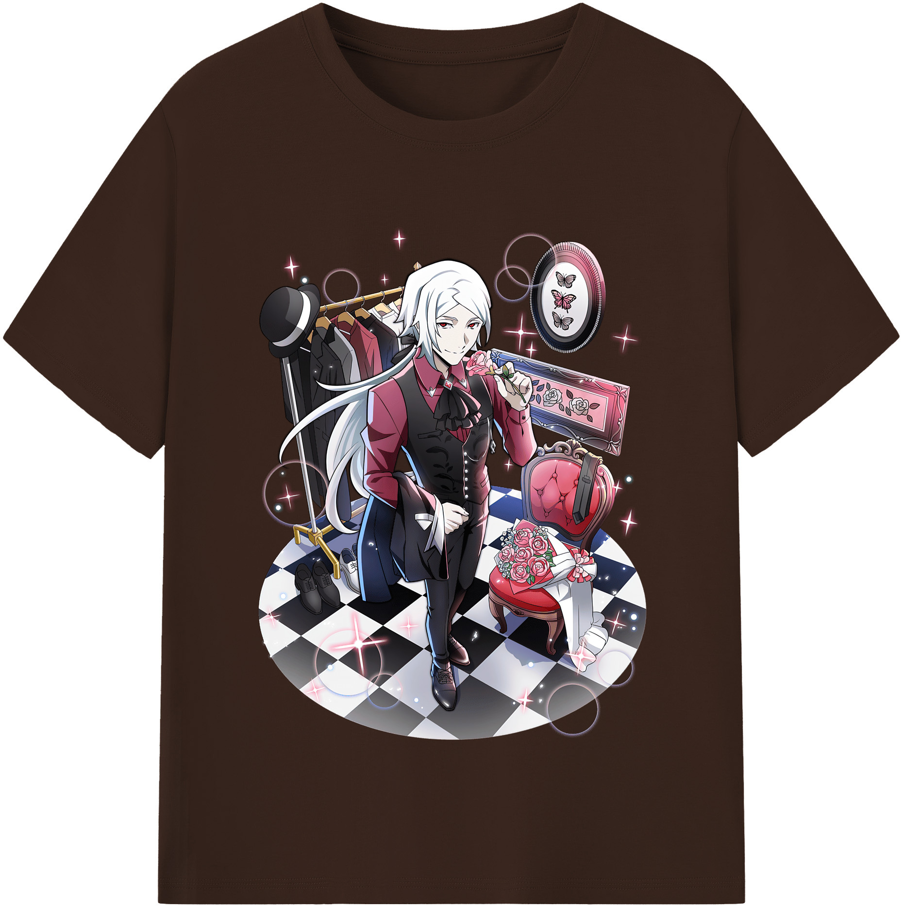 （画像用） 文豪ストレイドッグス Bungo Stray Dogs 綿100％半袖Tシャツ（フロントプリント）