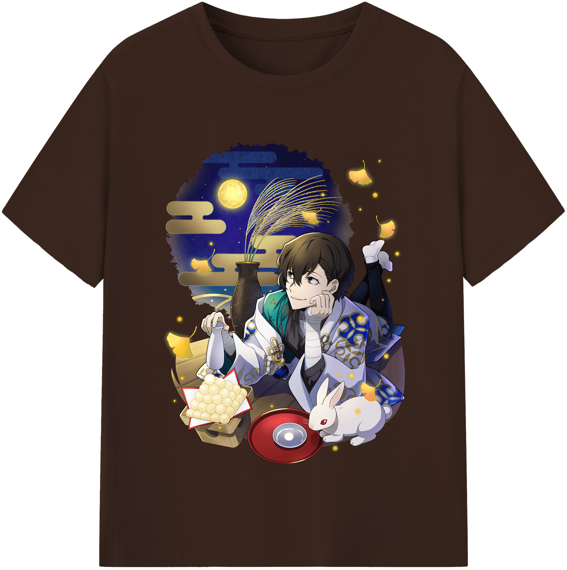 （画像用） 文豪ストレイドッグス Bungo Stray Dogs 綿100％半袖Tシャツ（フロントプリント）