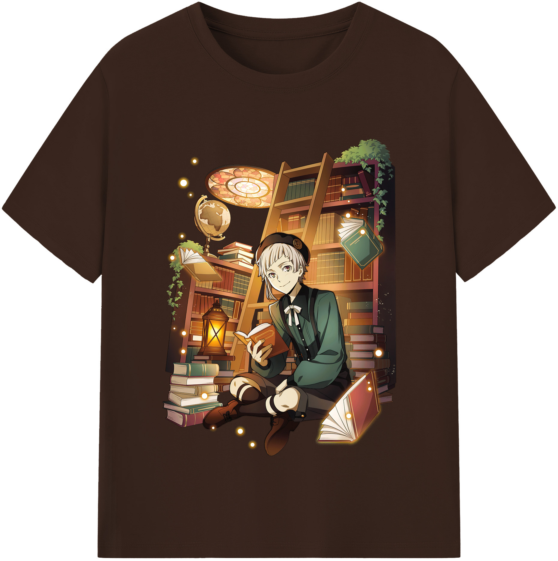 （画像用） 文豪ストレイドッグス Bungo Stray Dogs 綿100％半袖Tシャツ（フロントプリント）