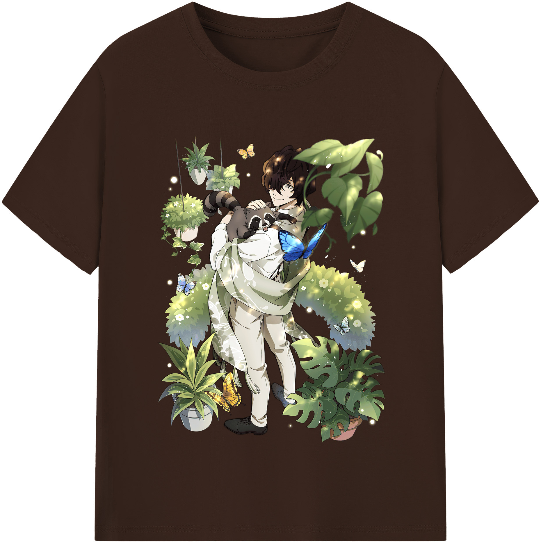 （画像用） 文豪ストレイドッグス Bungo Stray Dogs 綿100％半袖Tシャツ（フロントプリント）