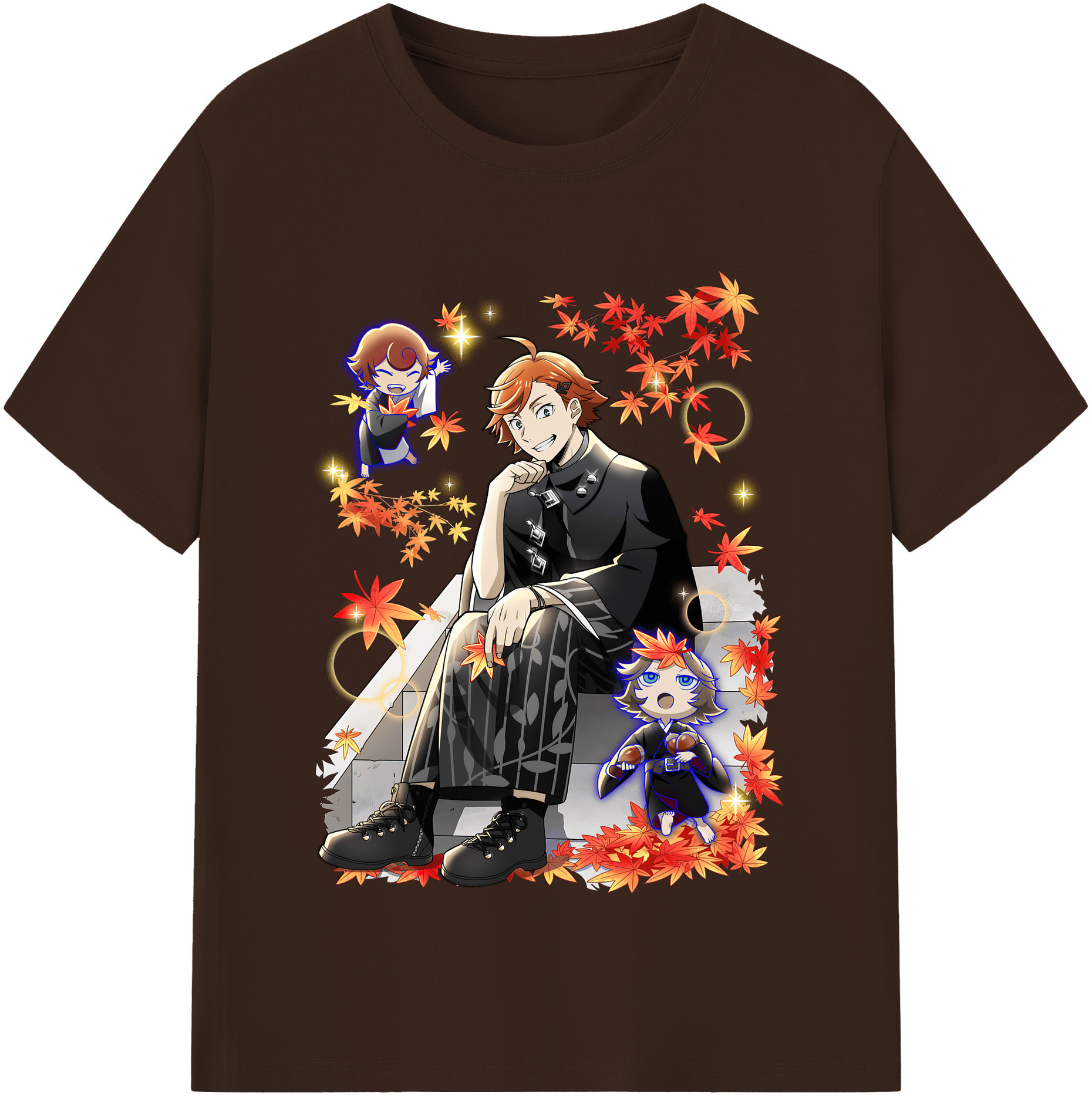 （画像用） 文豪ストレイドッグス Bungo Stray Dogs 綿100％半袖Tシャツ（フロントプリント）