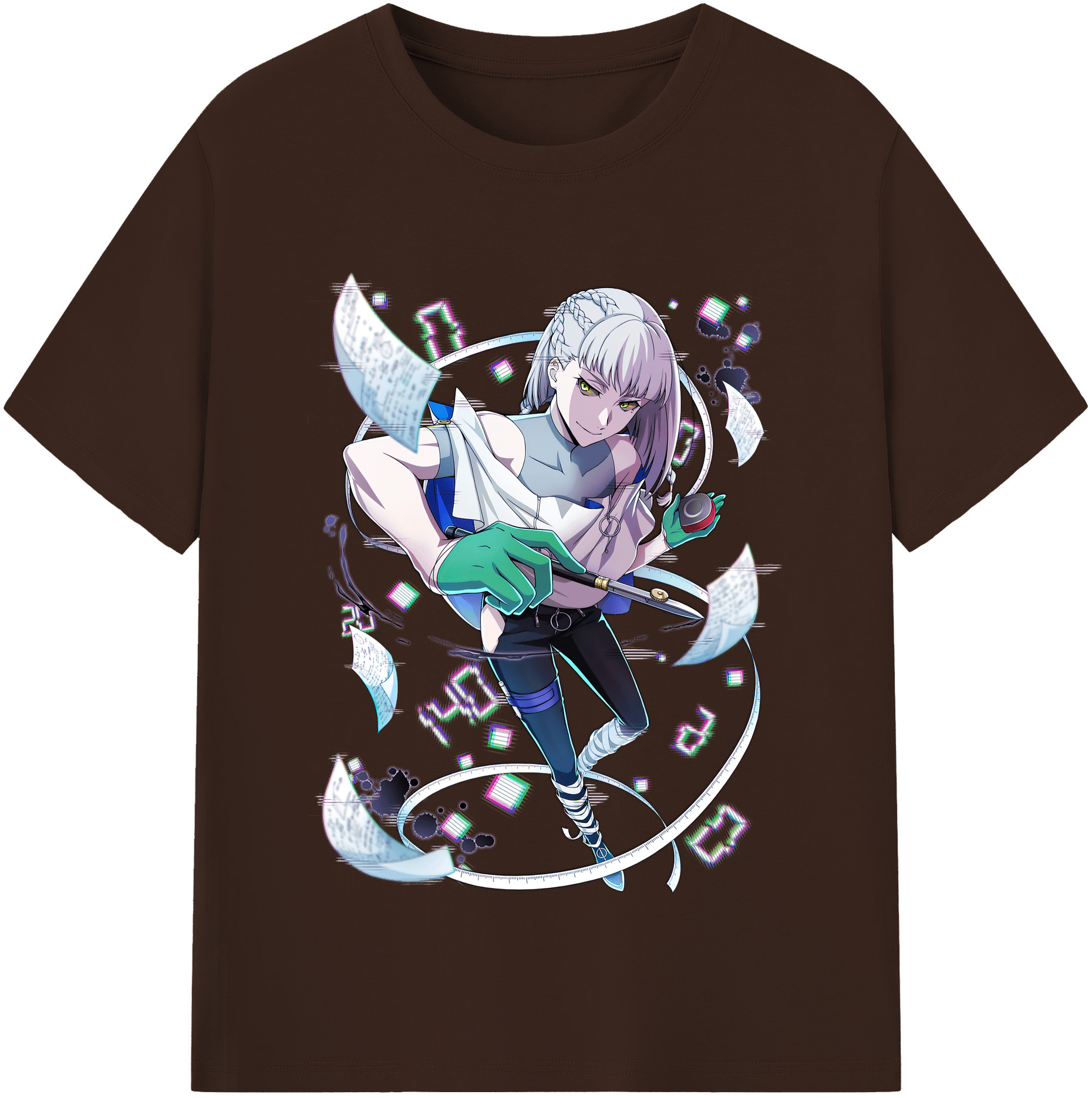 （画像用） 文豪ストレイドッグス Bungo Stray Dogs 綿100％半袖Tシャツ（フロントプリント）