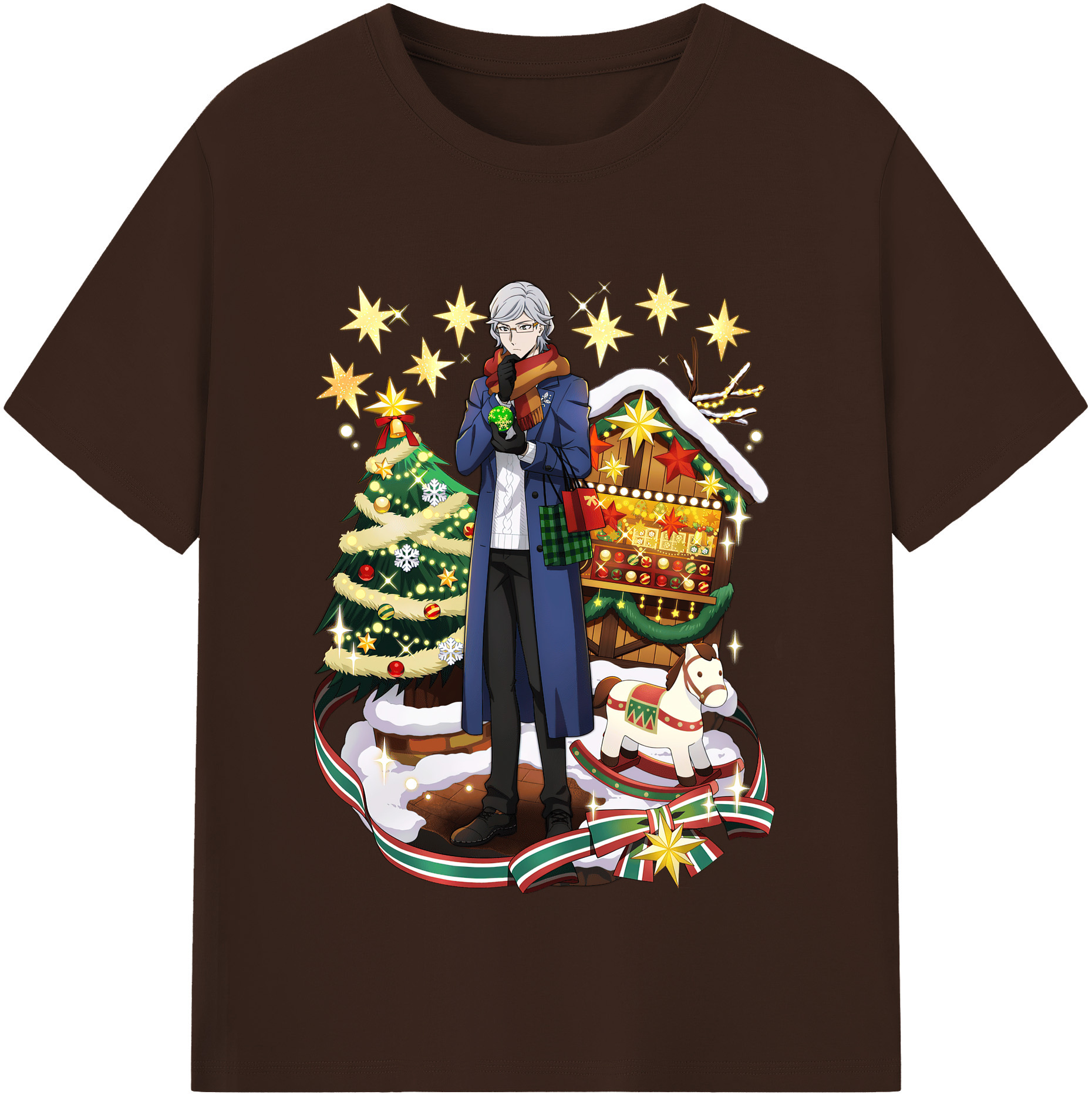 （画像用） 文豪ストレイドッグス Bungo Stray Dogs 綿100％半袖Tシャツ（フロントプリント）