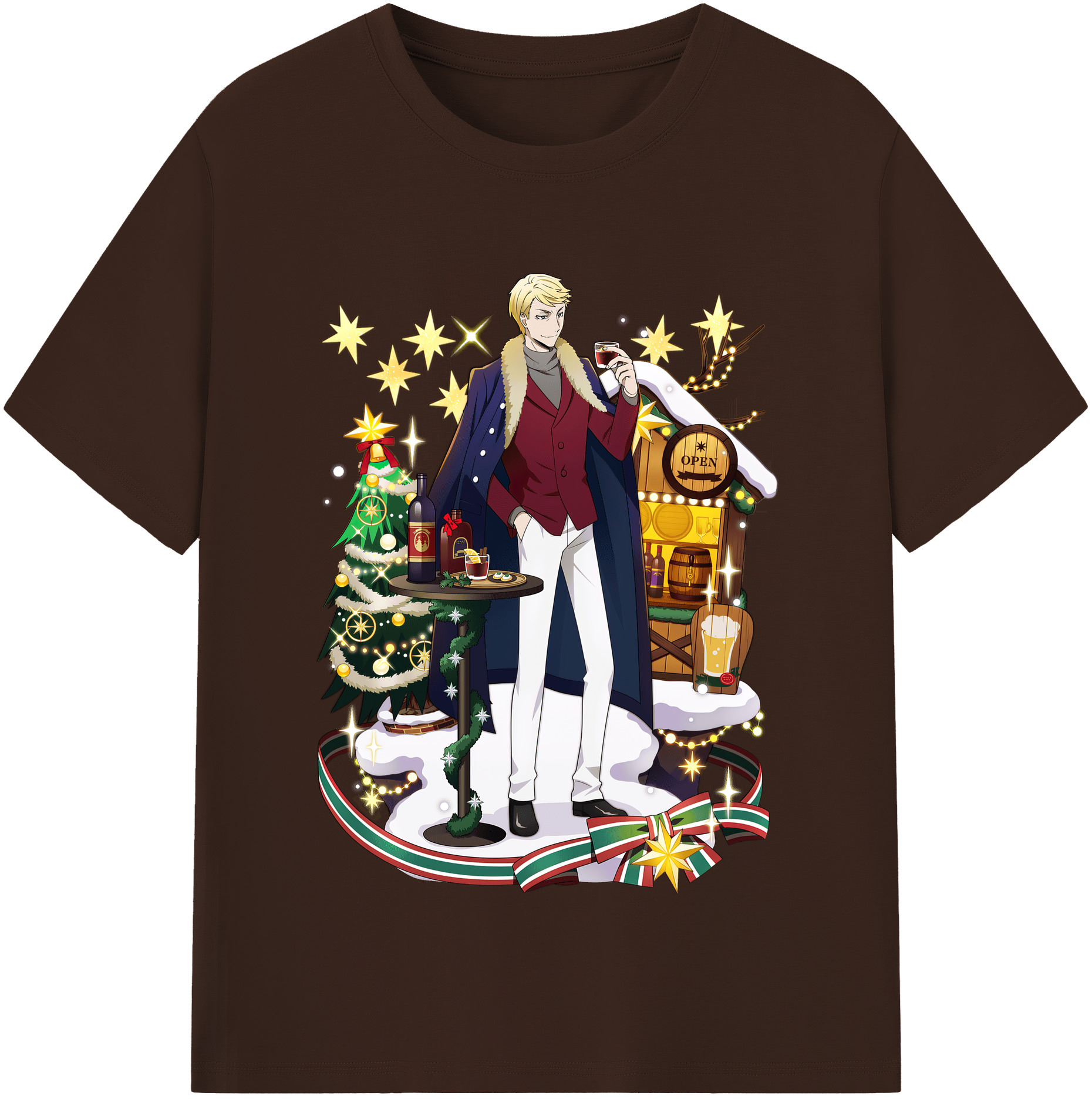 （画像用） 文豪ストレイドッグス Bungo Stray Dogs 綿100％半袖Tシャツ（フロントプリント）