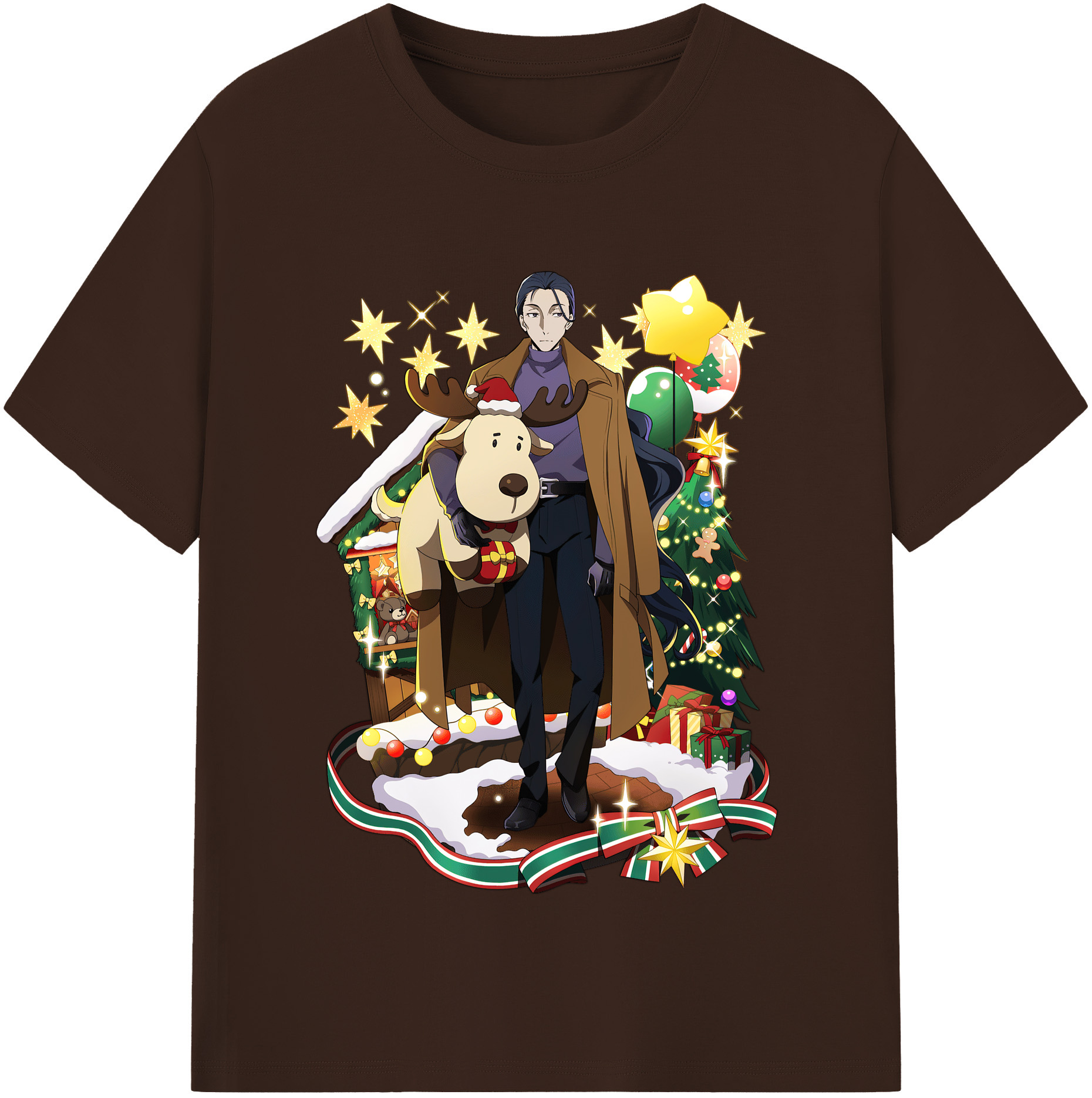 （画像用） 文豪ストレイドッグス Bungo Stray Dogs 綿100％半袖Tシャツ（フロントプリント）
