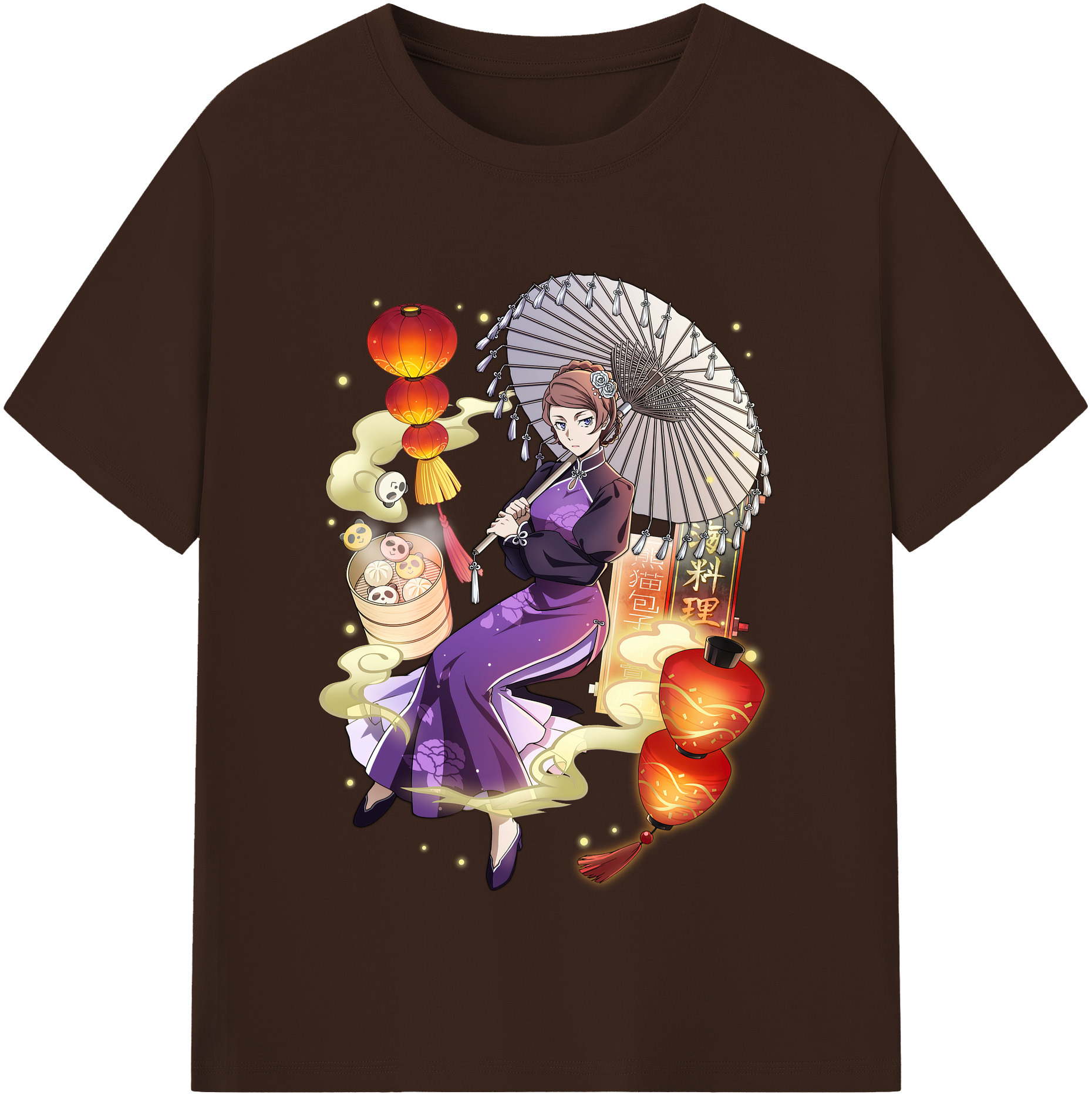 （画像用） 文豪ストレイドッグス Bungo Stray Dogs 綿100％半袖Tシャツ（フロントプリント）