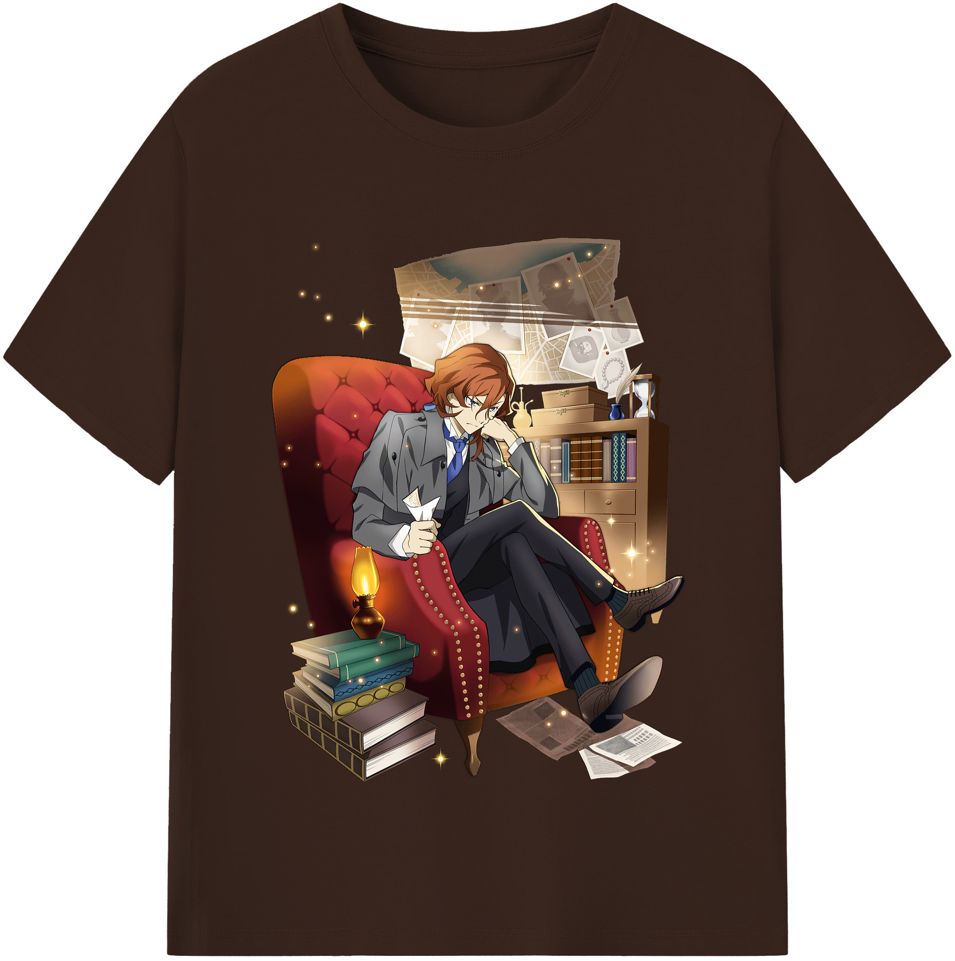 （画像用） 文豪ストレイドッグス Bungo Stray Dogs 綿100％半袖Tシャツ（フロントプリント）