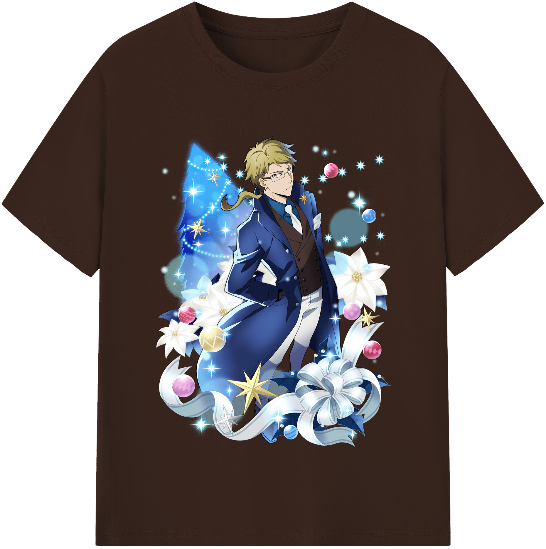 （画像用） 文豪ストレイドッグス Bungo Stray Dogs 綿100％半袖Tシャツ（フロントプリント）