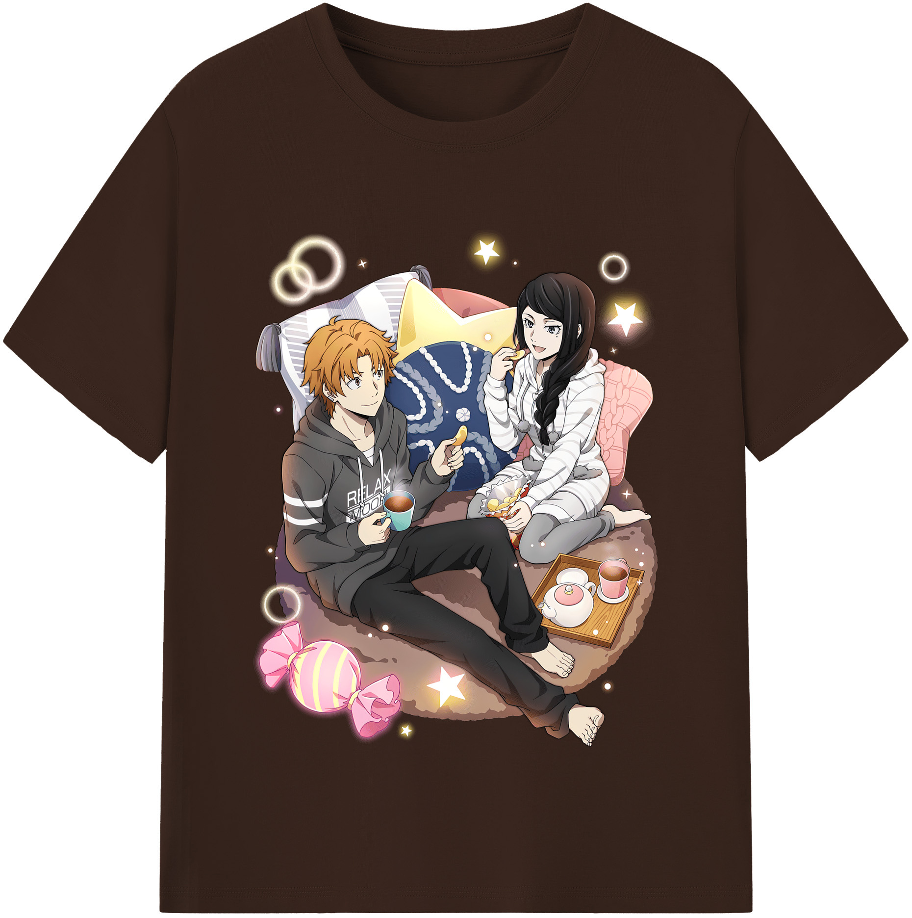 （画像用） 文豪ストレイドッグス Bungo Stray Dogs 綿100％半袖Tシャツ（フロントプリント）