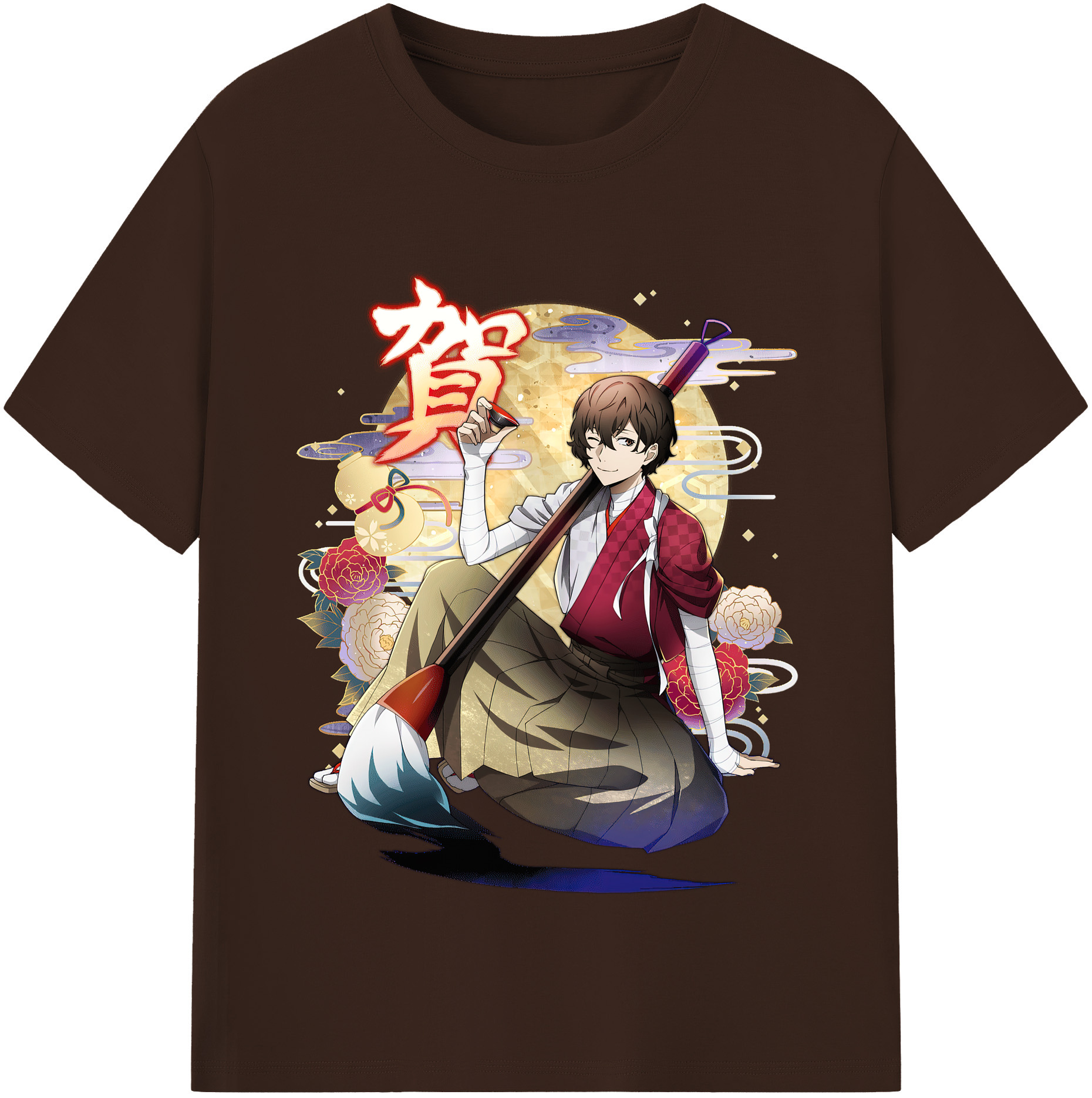 （画像用） 文豪ストレイドッグス Bungo Stray Dogs 綿100％半袖Tシャツ（フロントプリント）