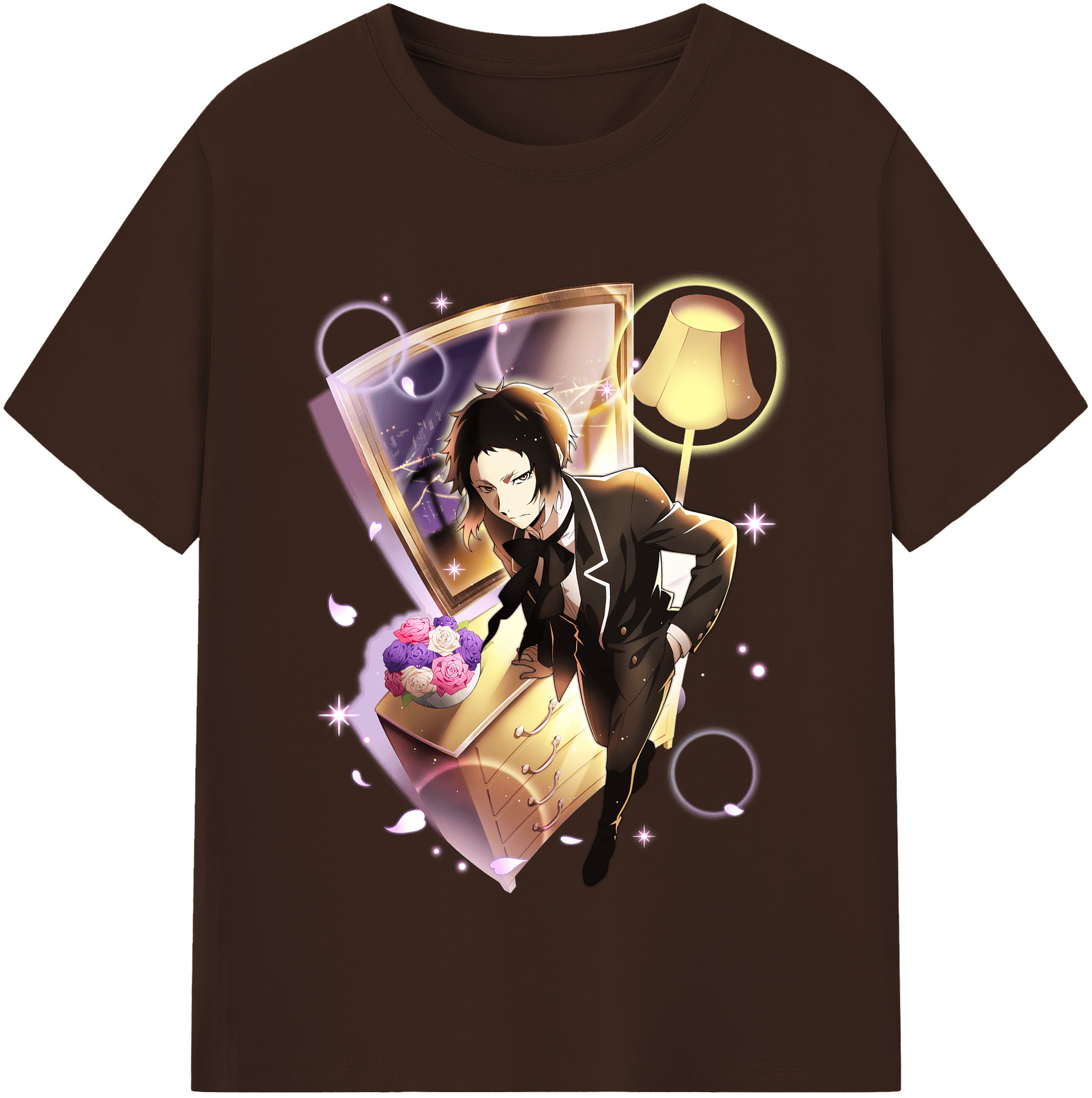（画像用） 文豪ストレイドッグス Bungo Stray Dogs 綿100％半袖Tシャツ（フロントプリント）