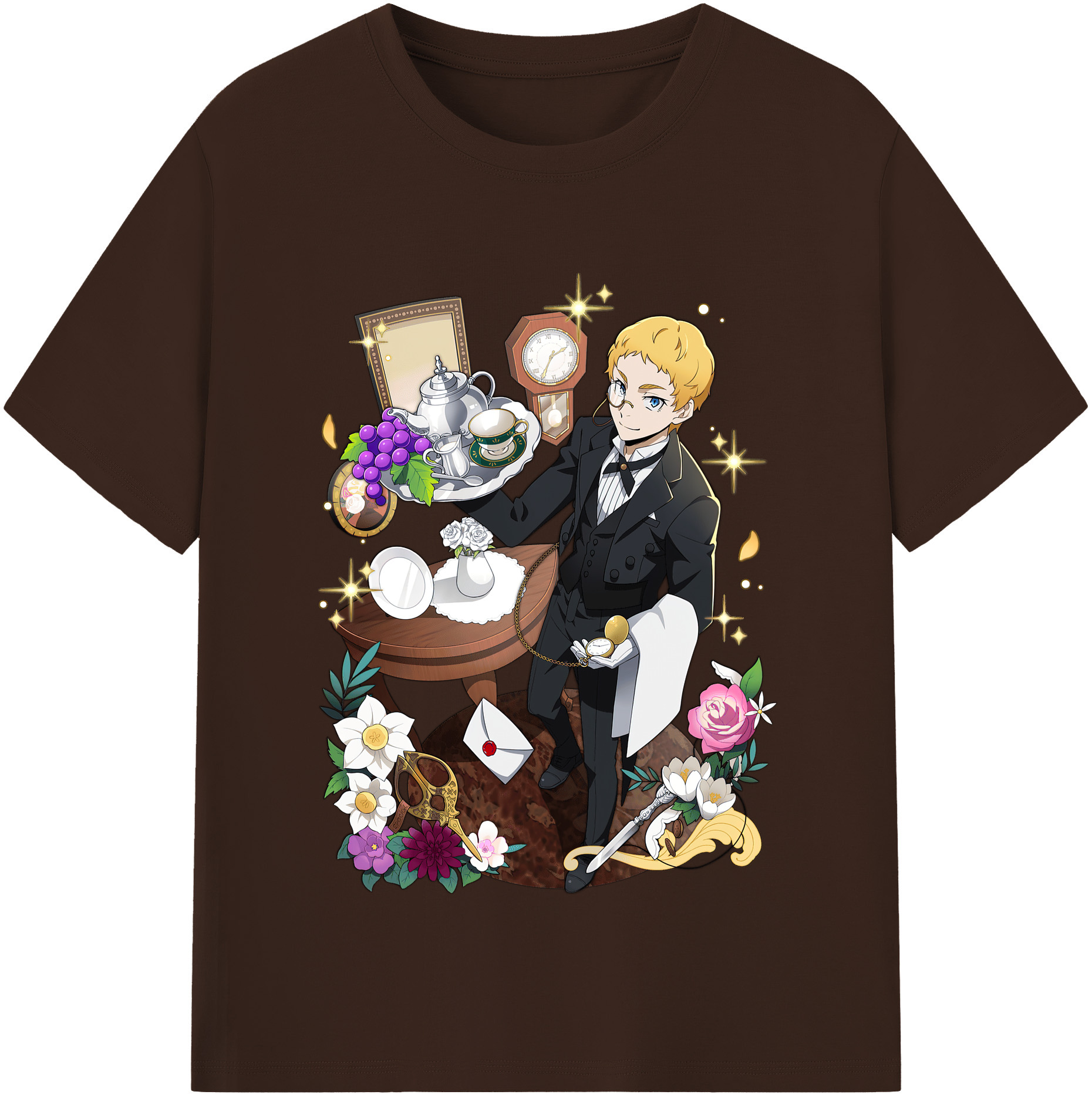 （画像用） 文豪ストレイドッグス Bungo Stray Dogs 綿100％半袖Tシャツ（フロントプリント）