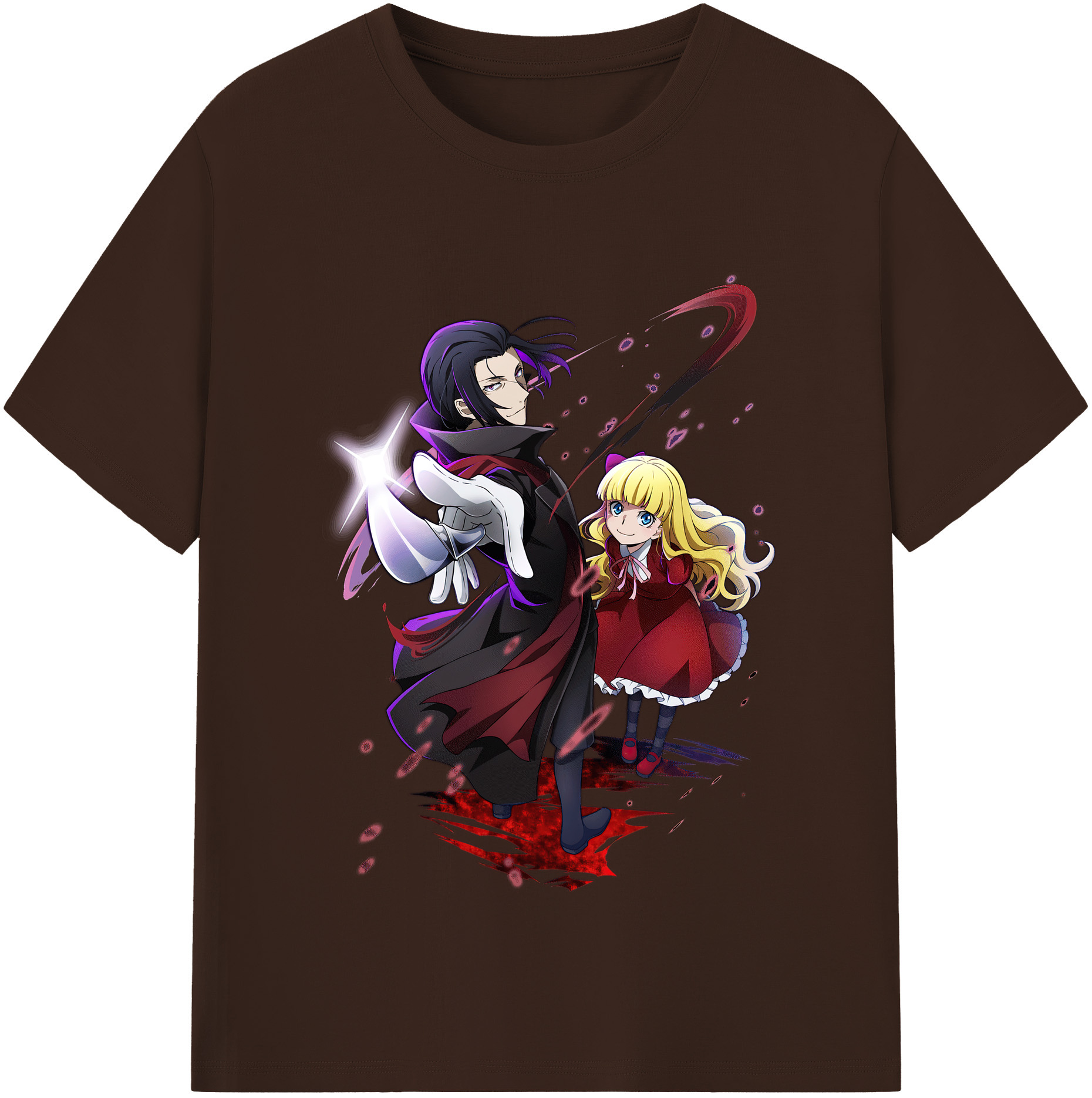 （画像用） 文豪ストレイドッグス Bungo Stray Dogs 綿100％半袖Tシャツ（フロントプリント）