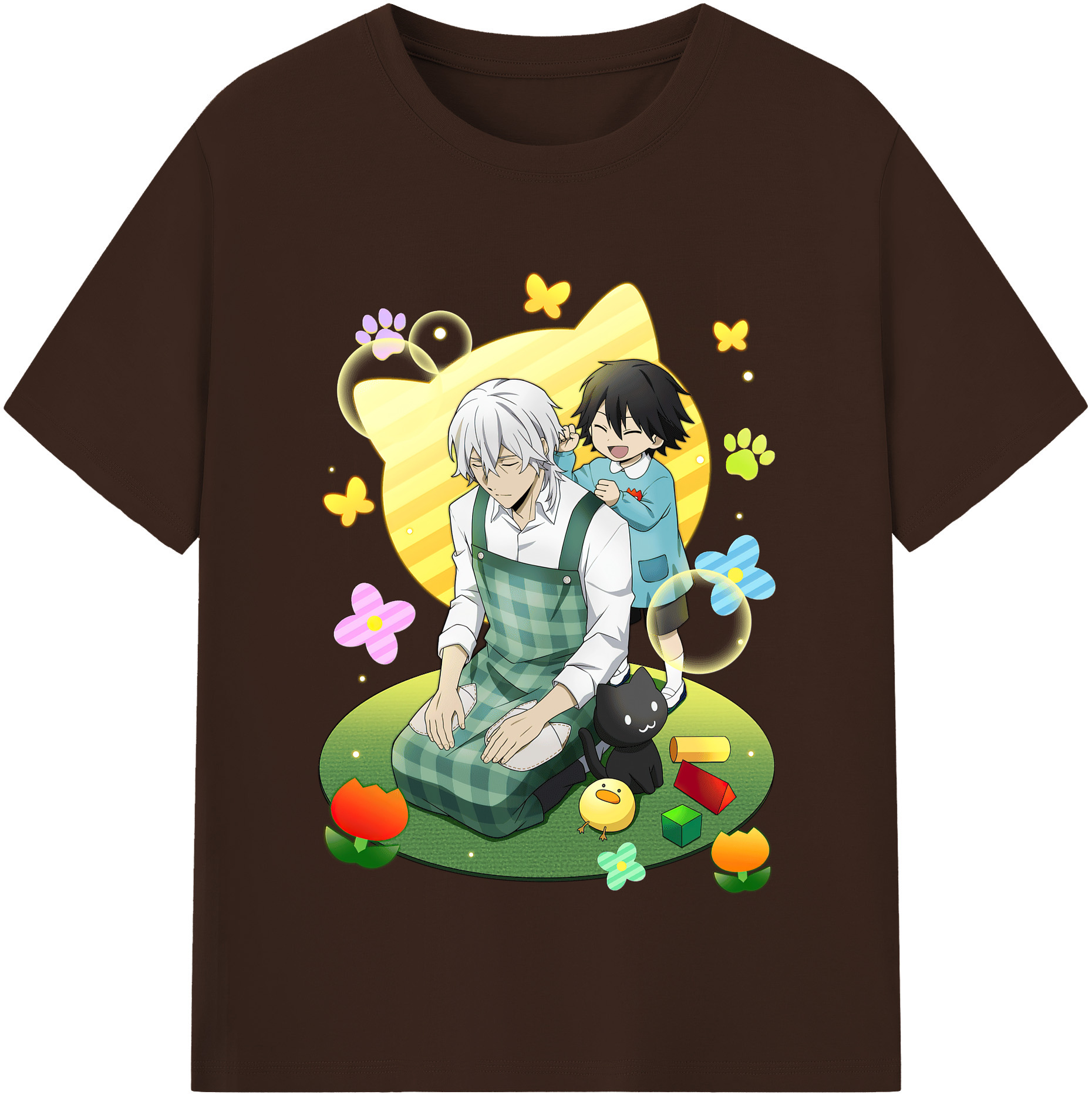 （画像用） 文豪ストレイドッグス Bungo Stray Dogs 綿100％半袖Tシャツ（フロントプリント）