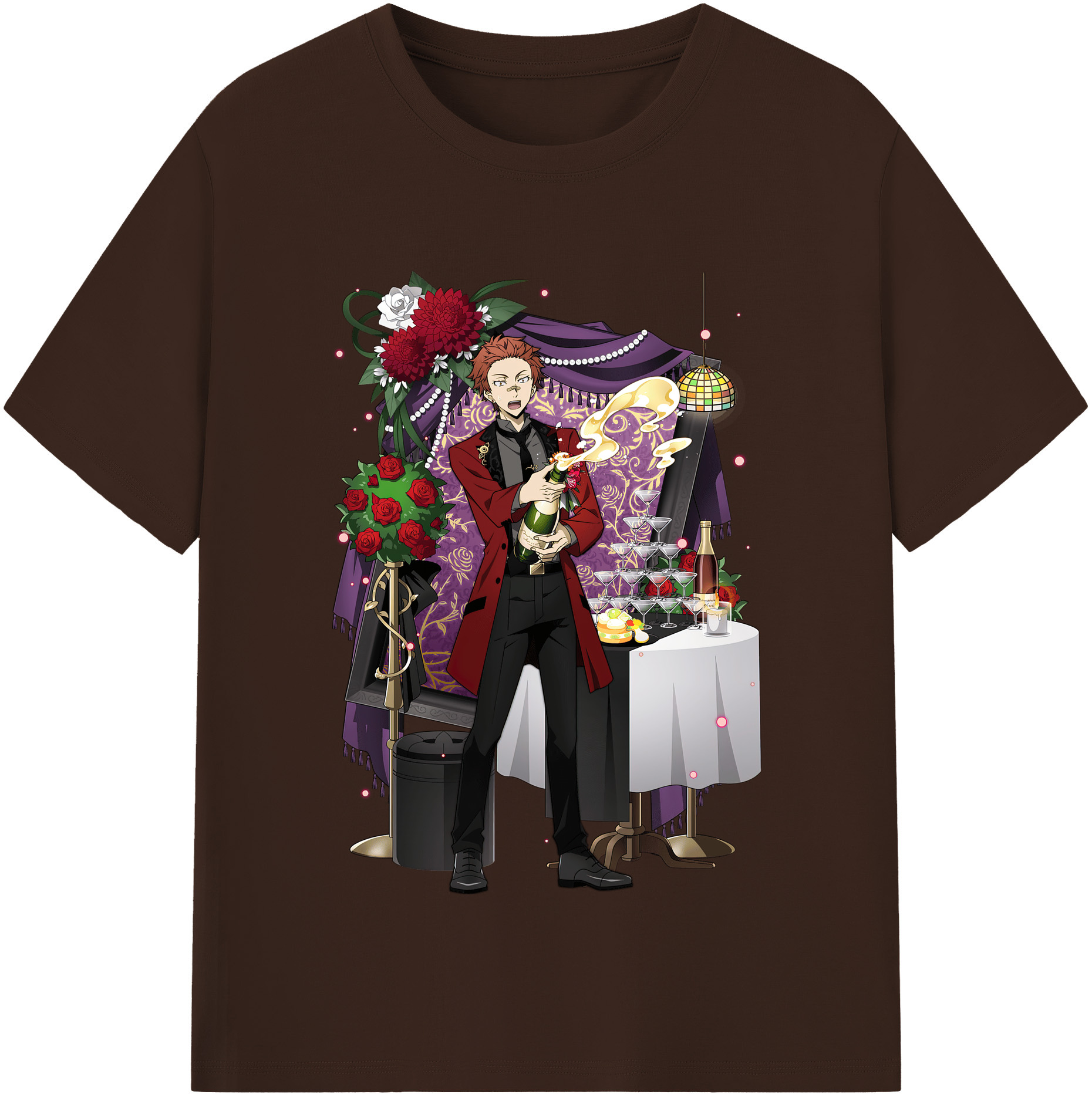 （画像用） 文豪ストレイドッグス Bungo Stray Dogs 綿100％半袖Tシャツ（フロントプリント）