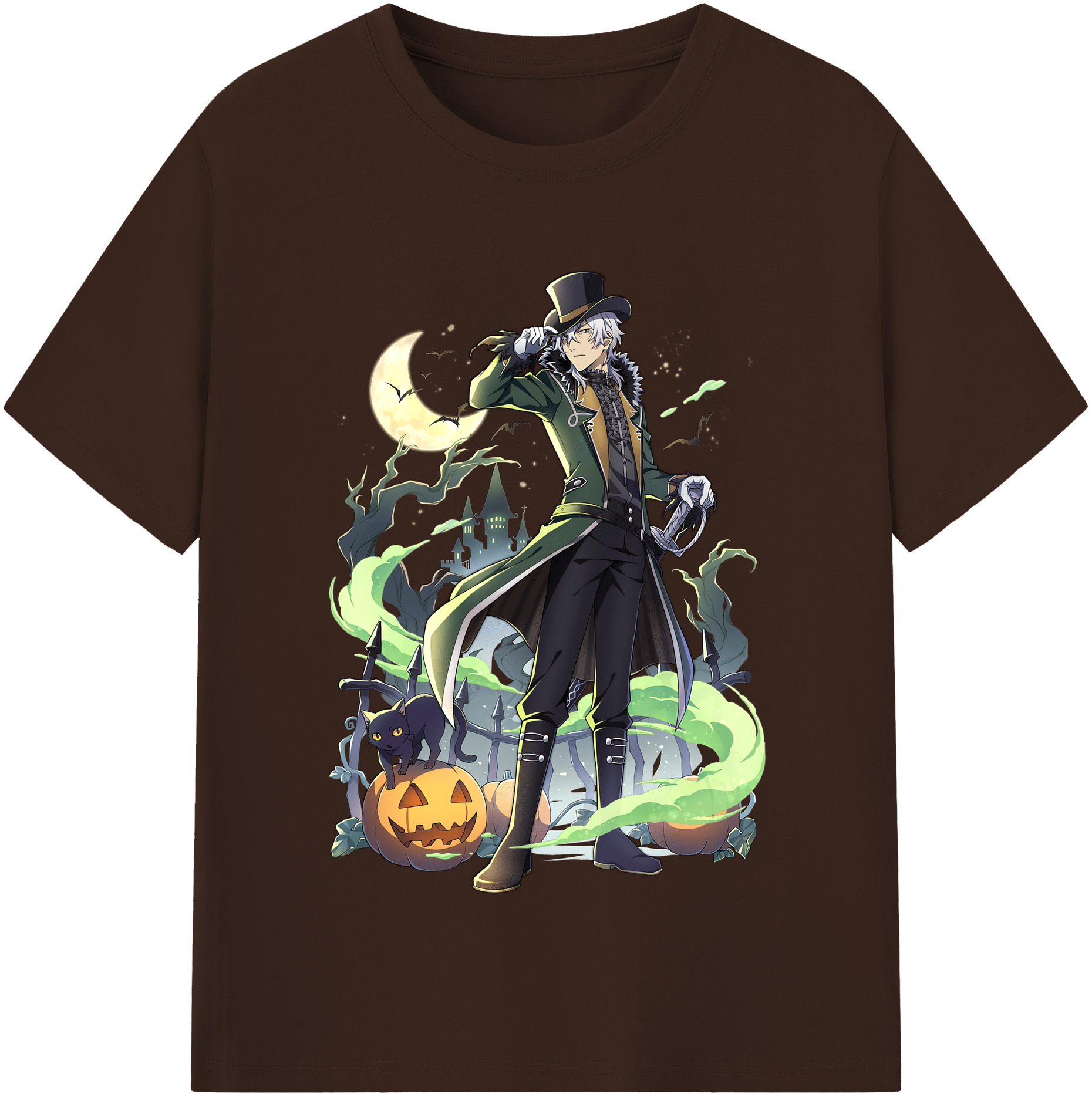 （画像用） 文豪ストレイドッグス Bungo Stray Dogs 綿100％半袖Tシャツ（フロントプリント）