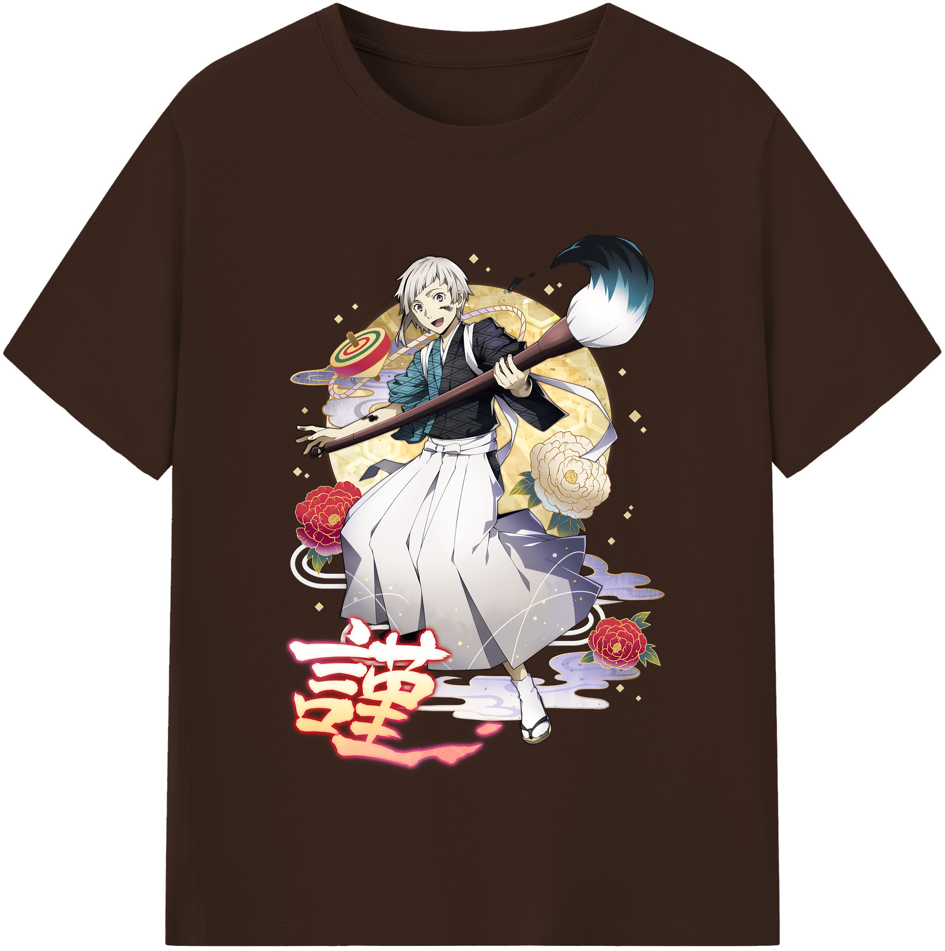 （画像用） 文豪ストレイドッグス Bungo Stray Dogs 綿100％半袖Tシャツ（フロントプリント）