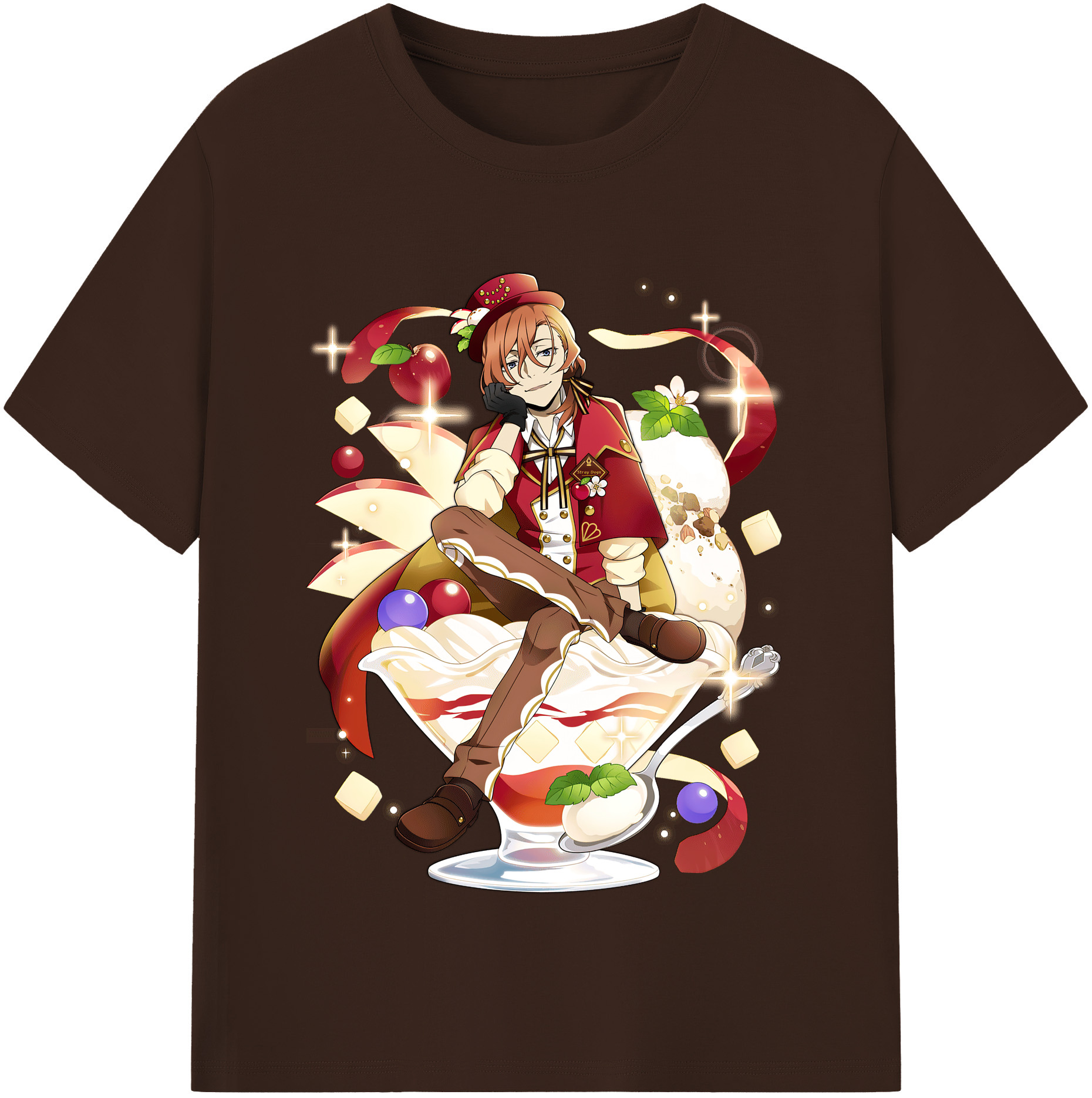 （画像用） 文豪ストレイドッグス Bungo Stray Dogs 綿100％半袖Tシャツ（フロントプリント）