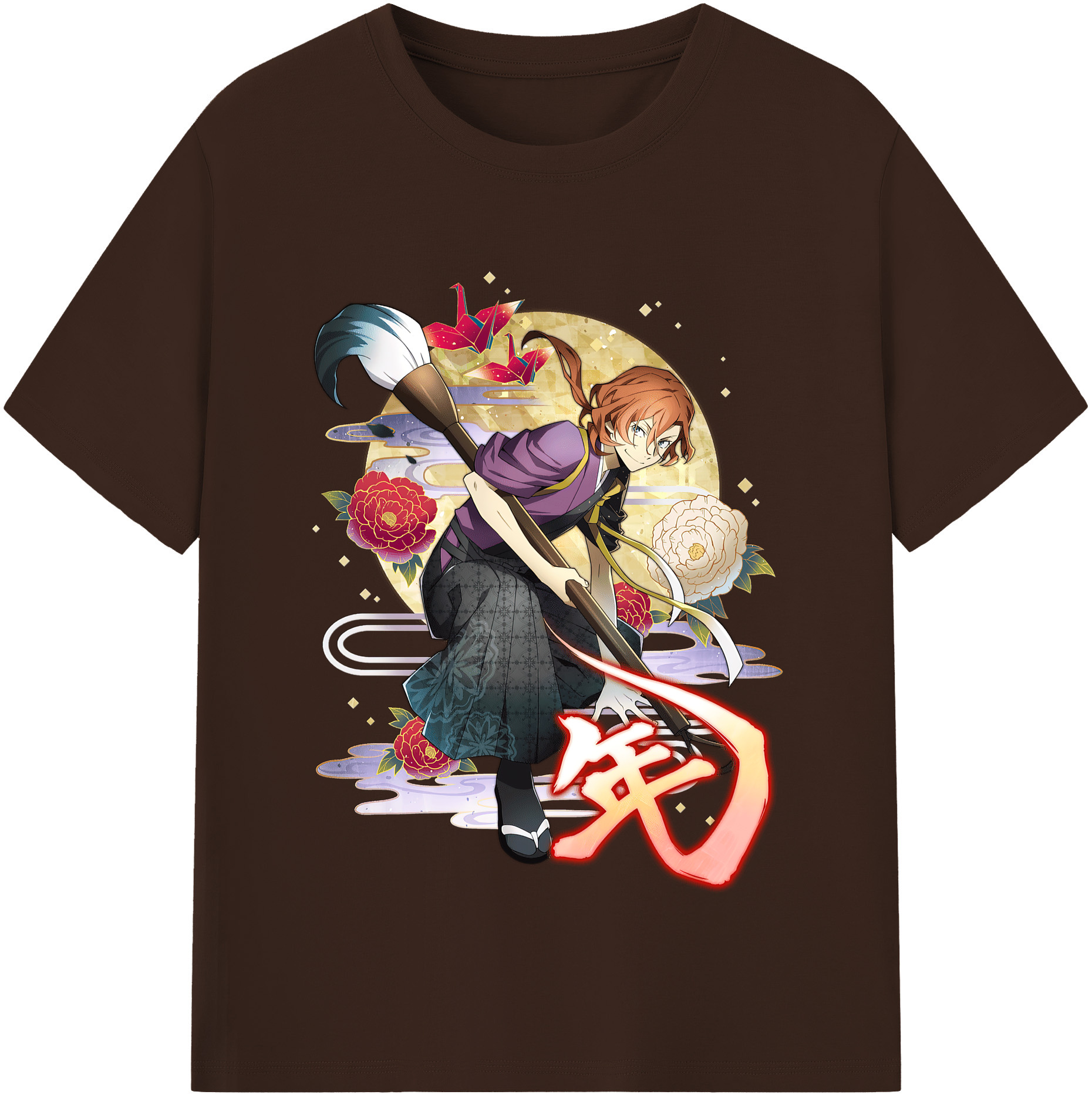 （画像用） 文豪ストレイドッグス Bungo Stray Dogs 綿100％半袖Tシャツ（フロントプリント）