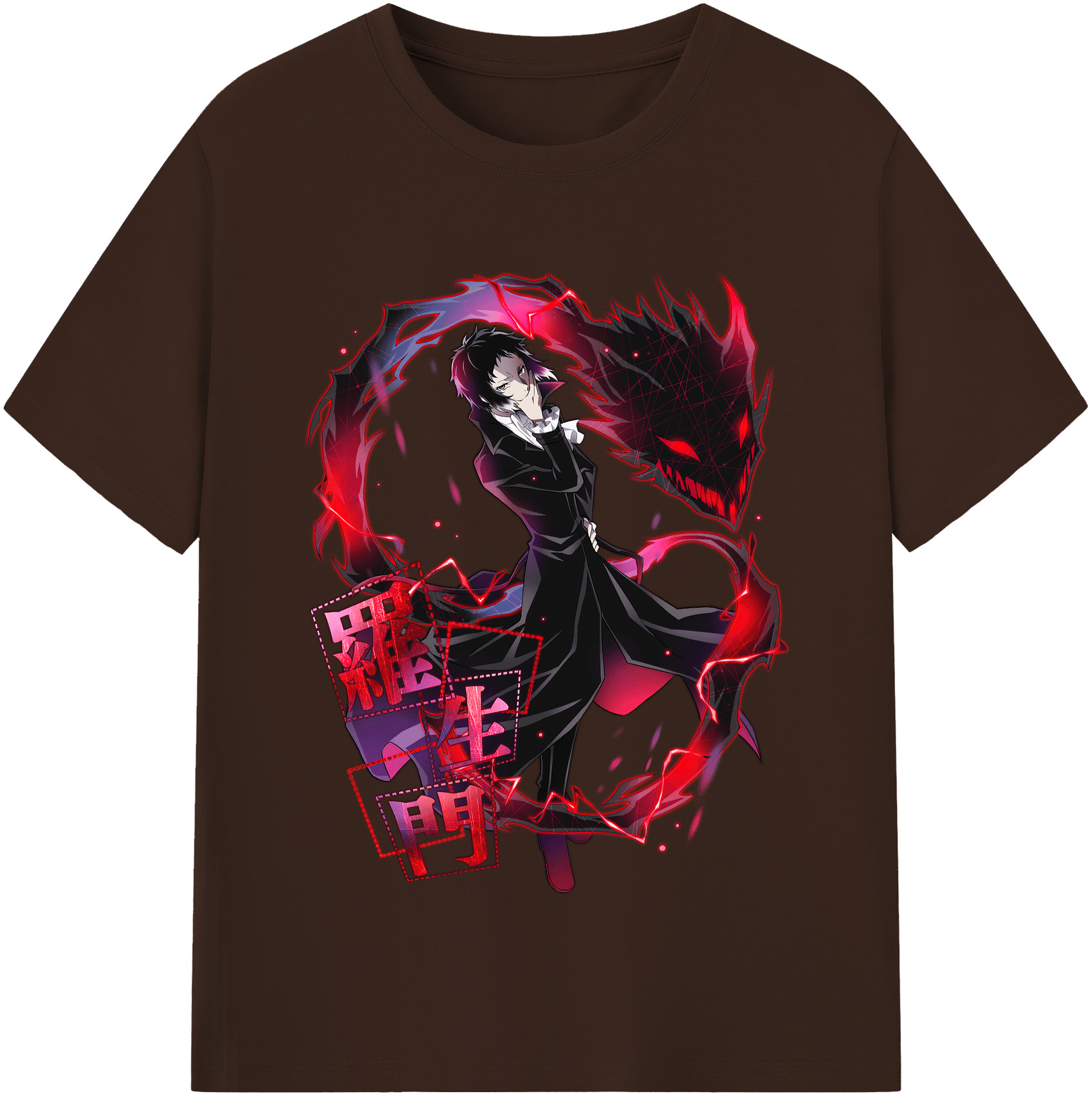 （画像用） 文豪ストレイドッグス Bungo Stray Dogs 綿100％半袖Tシャツ（フロントプリント）