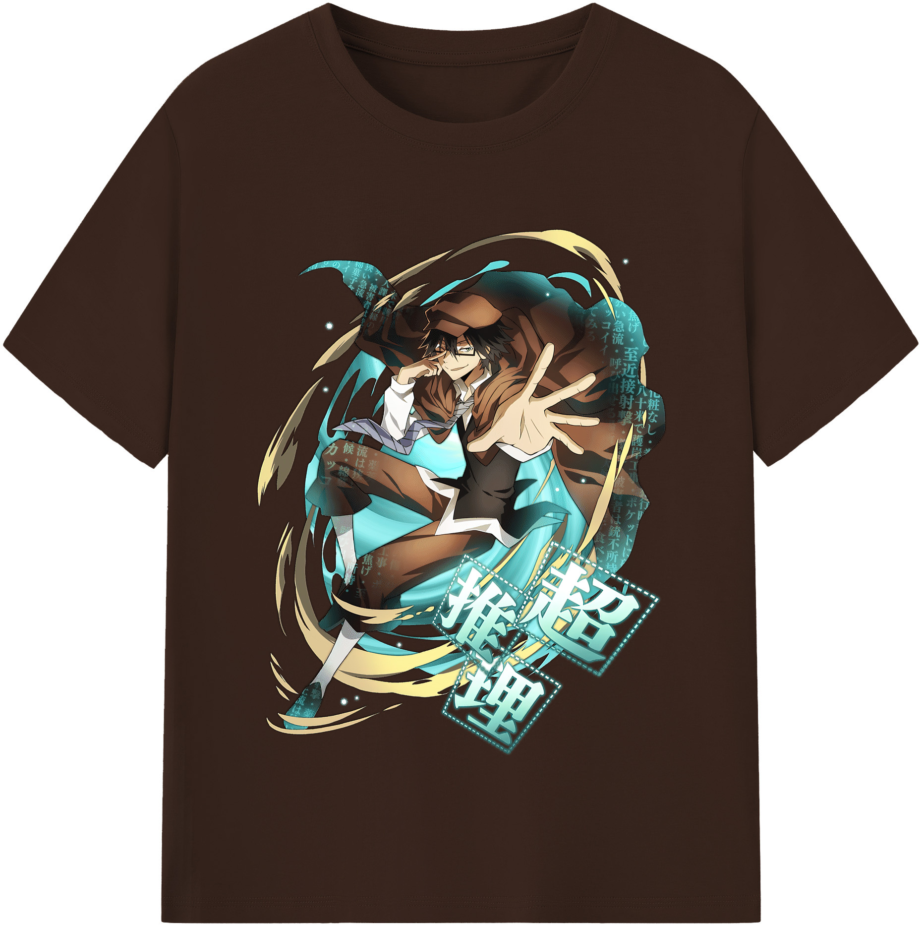 （画像用） 文豪ストレイドッグス Bungo Stray Dogs 綿100％半袖Tシャツ（フロントプリント）