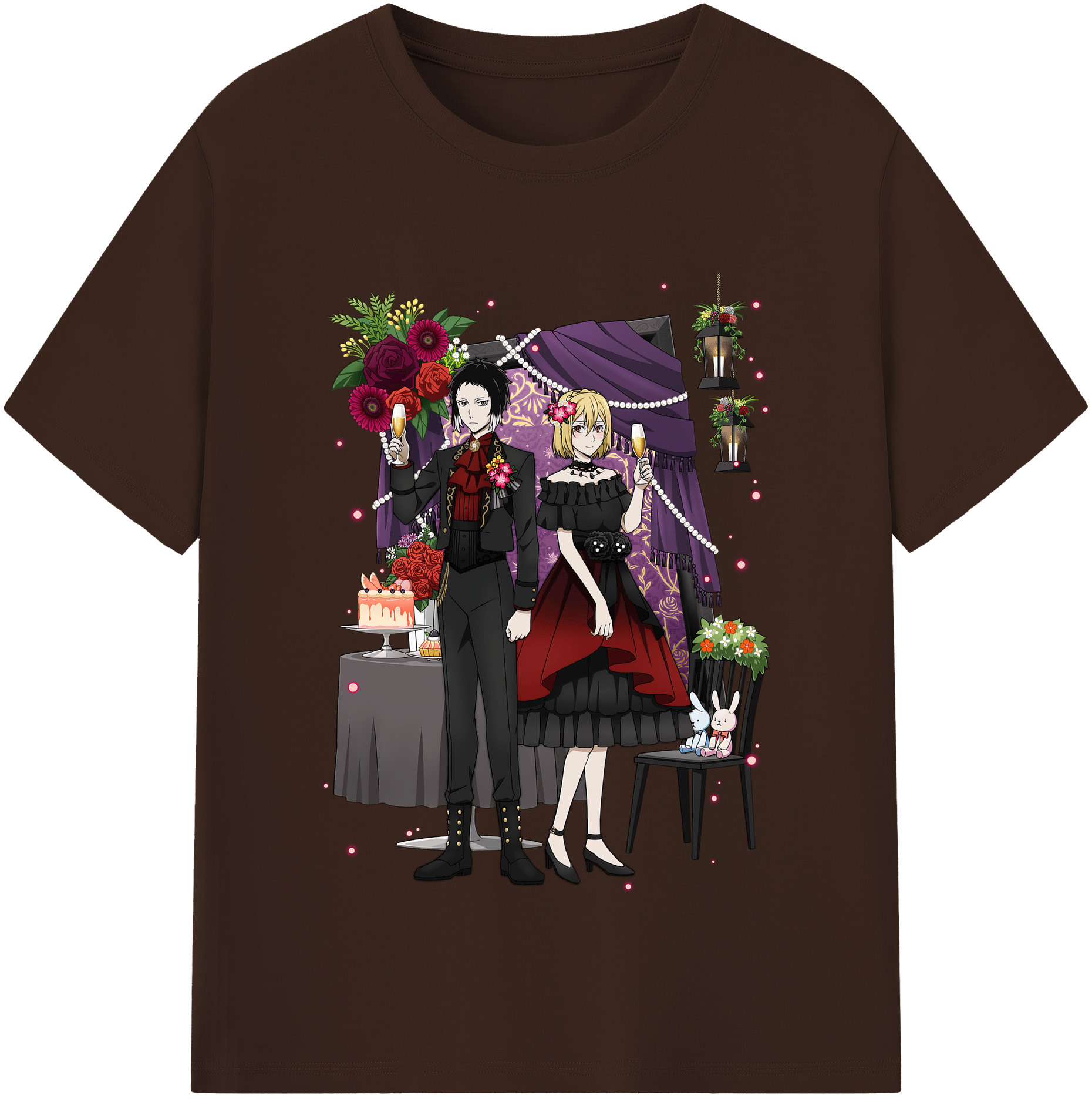 （画像用） 文豪ストレイドッグス Bungo Stray Dogs 綿100％半袖Tシャツ（フロントプリント）