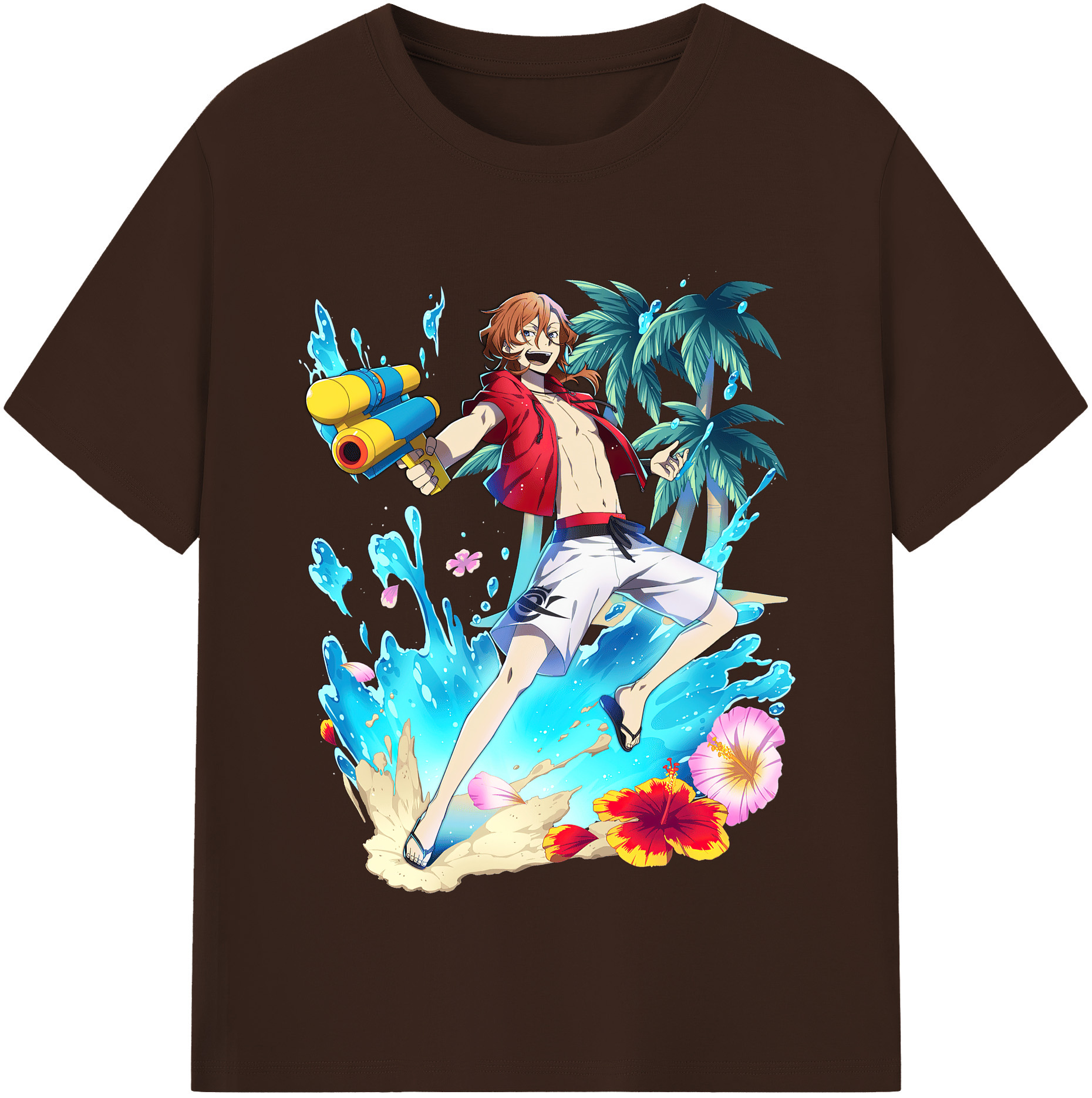 （画像用） 文豪ストレイドッグス Bungo Stray Dogs 綿100％半袖Tシャツ（フロントプリント）
