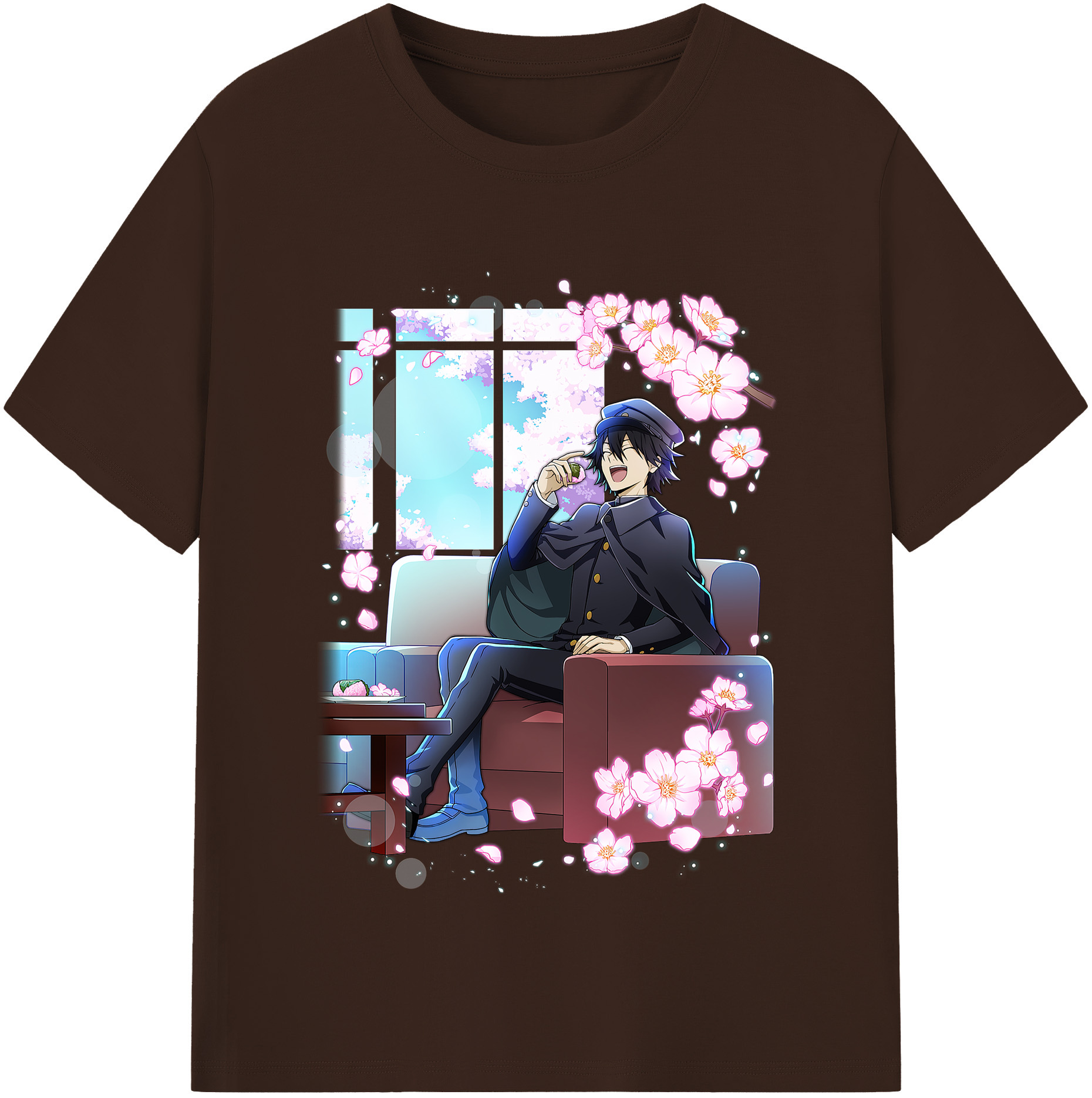 （画像用） 文豪ストレイドッグス Bungo Stray Dogs 綿100％半袖Tシャツ（フロントプリント）