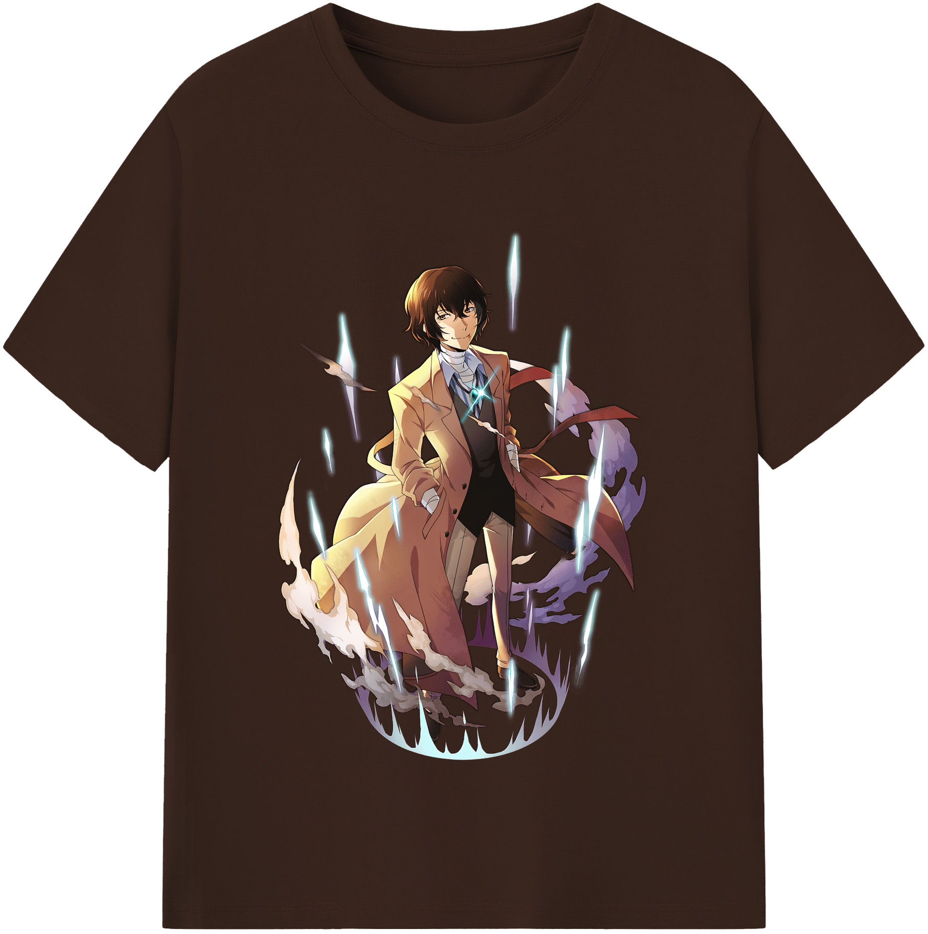 （画像用） 文豪ストレイドッグス Bungo Stray Dogs 綿100％半袖Tシャツ（フロントプリント）