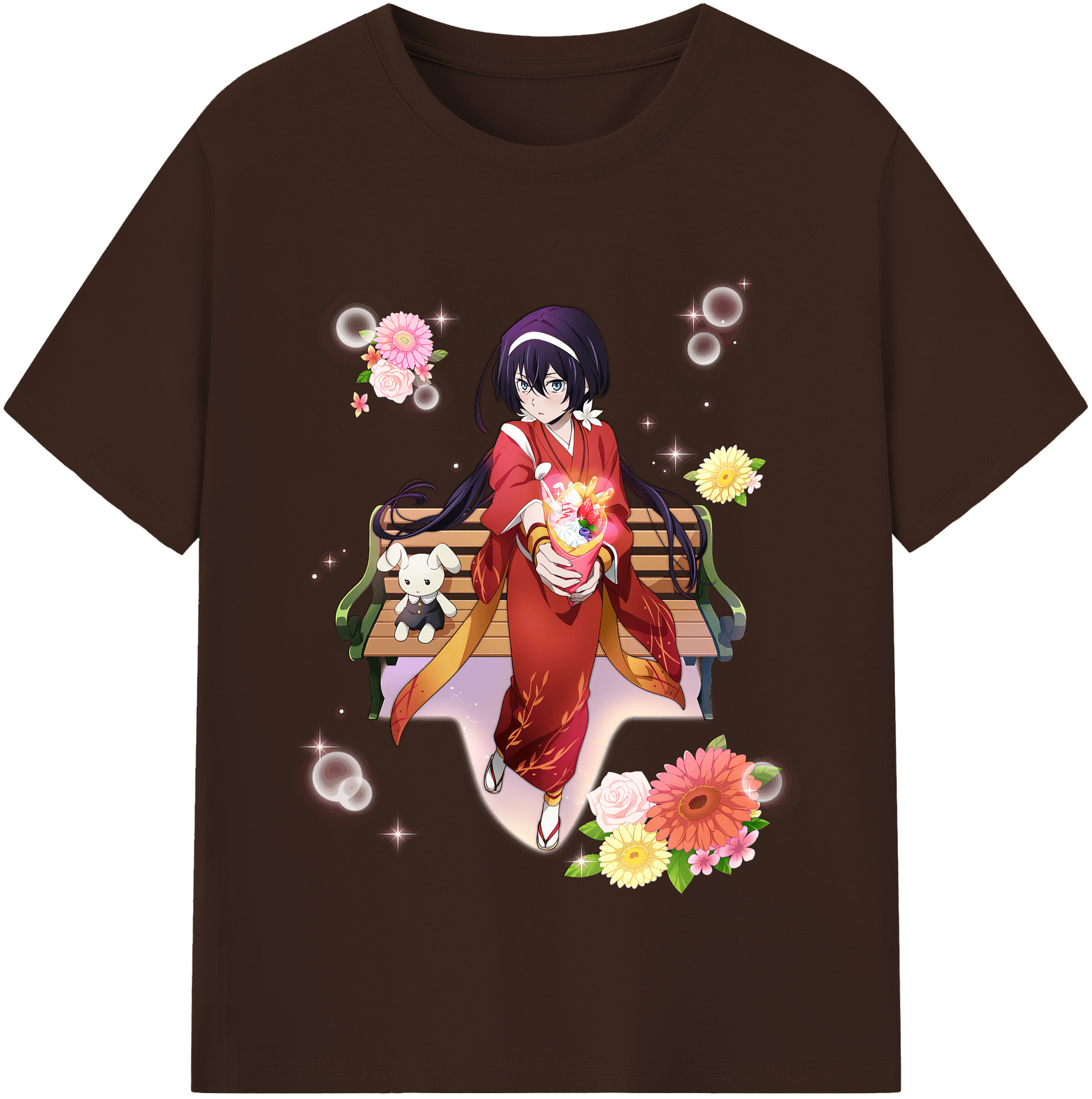 （画像用） 文豪ストレイドッグス Bungo Stray Dogs 綿100％半袖Tシャツ（フロントプリント）