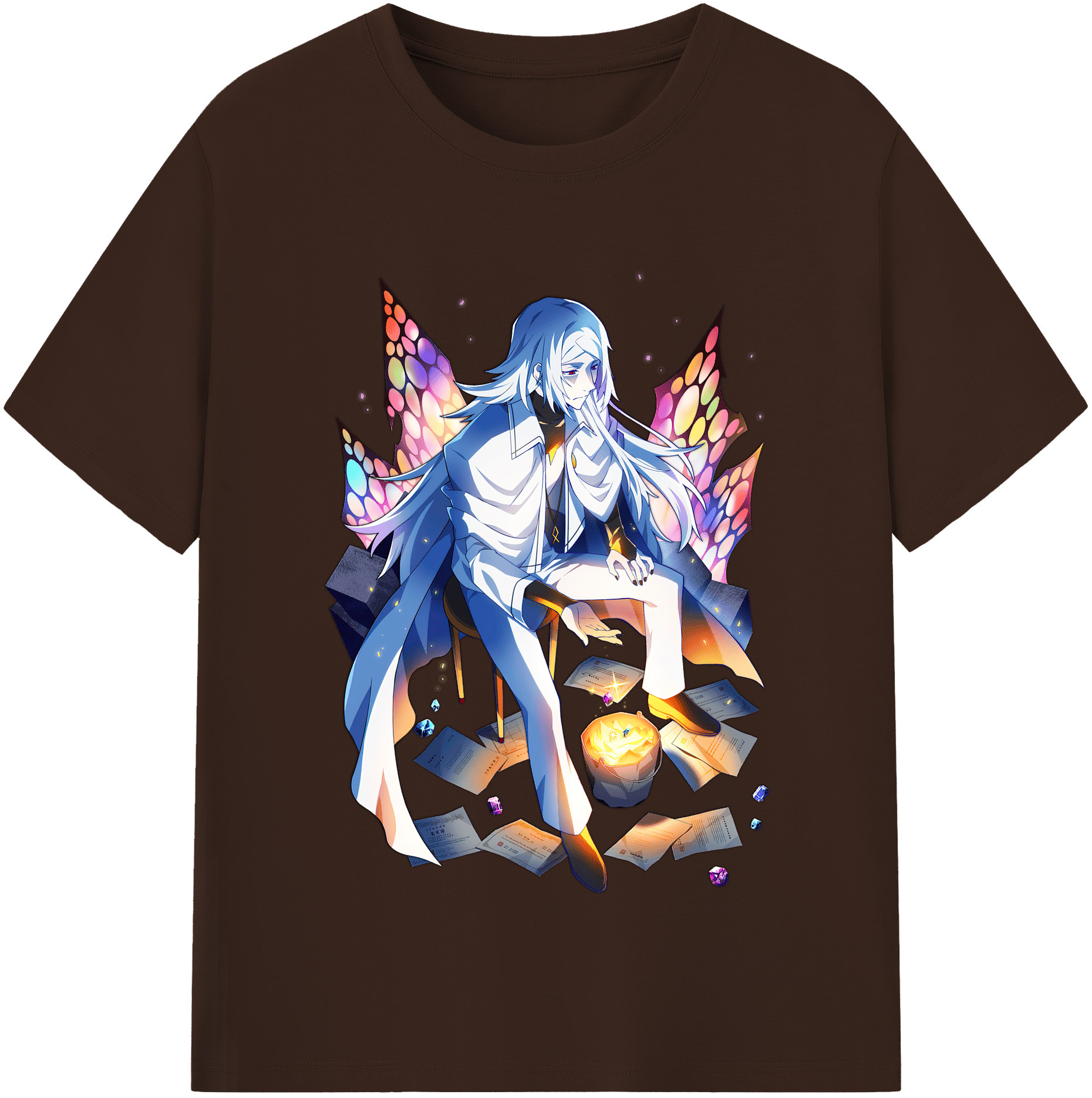 （画像用） 文豪ストレイドッグス Bungo Stray Dogs 綿100％半袖Tシャツ（フロントプリント）