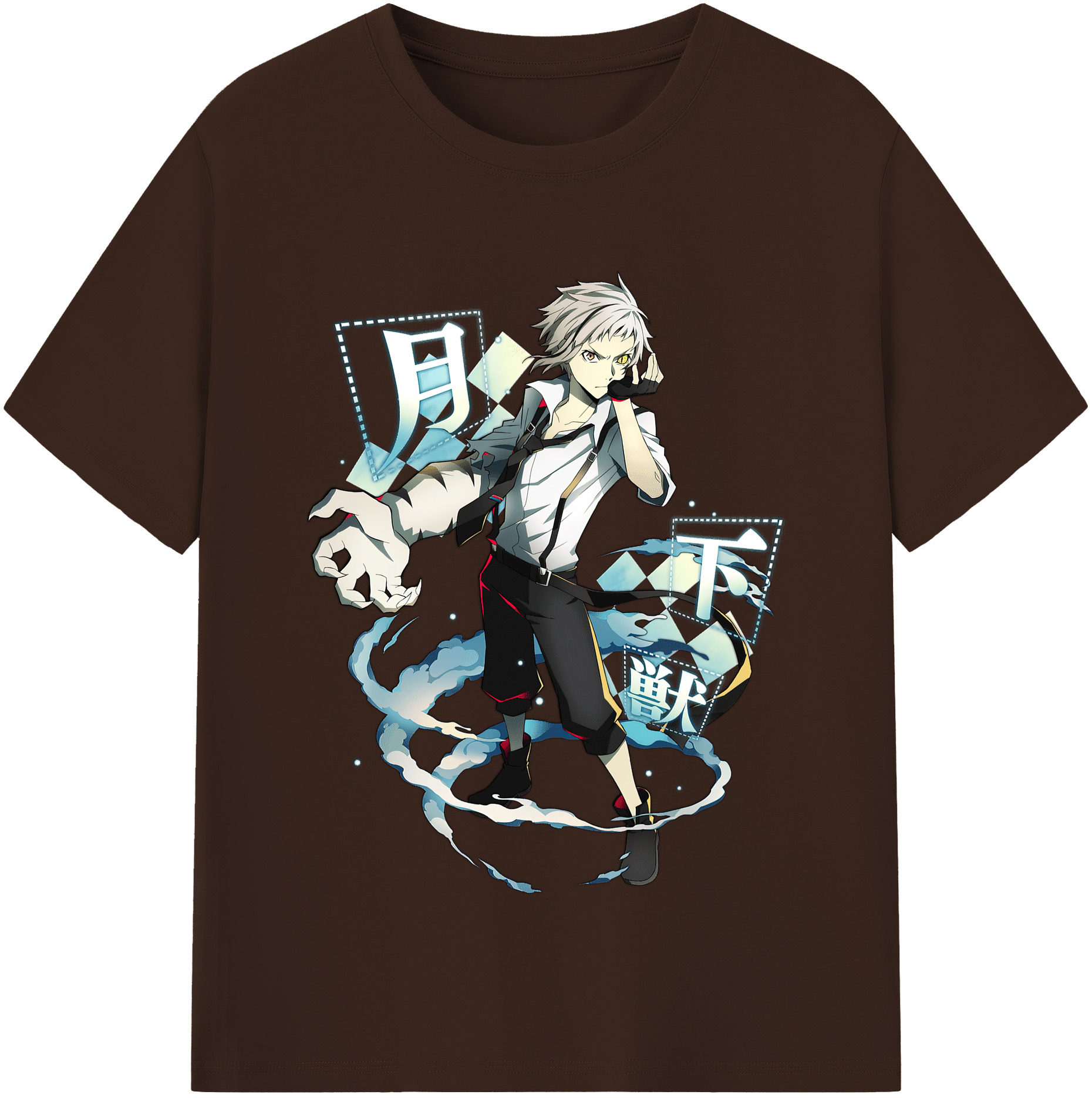 （画像用） 文豪ストレイドッグス Bungo Stray Dogs 綿100％半袖Tシャツ（フロントプリント）