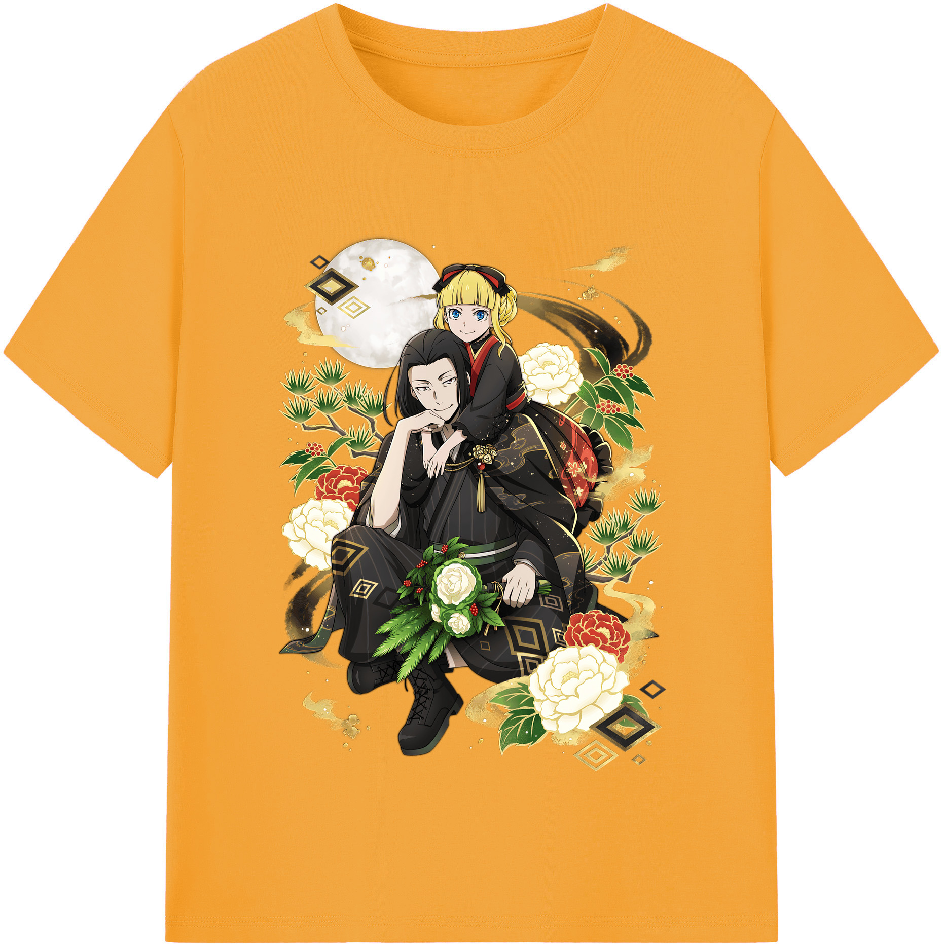 （画像用） 文豪ストレイドッグス Bungo Stray Dogs 綿100％半袖Tシャツ（フロントプリント）