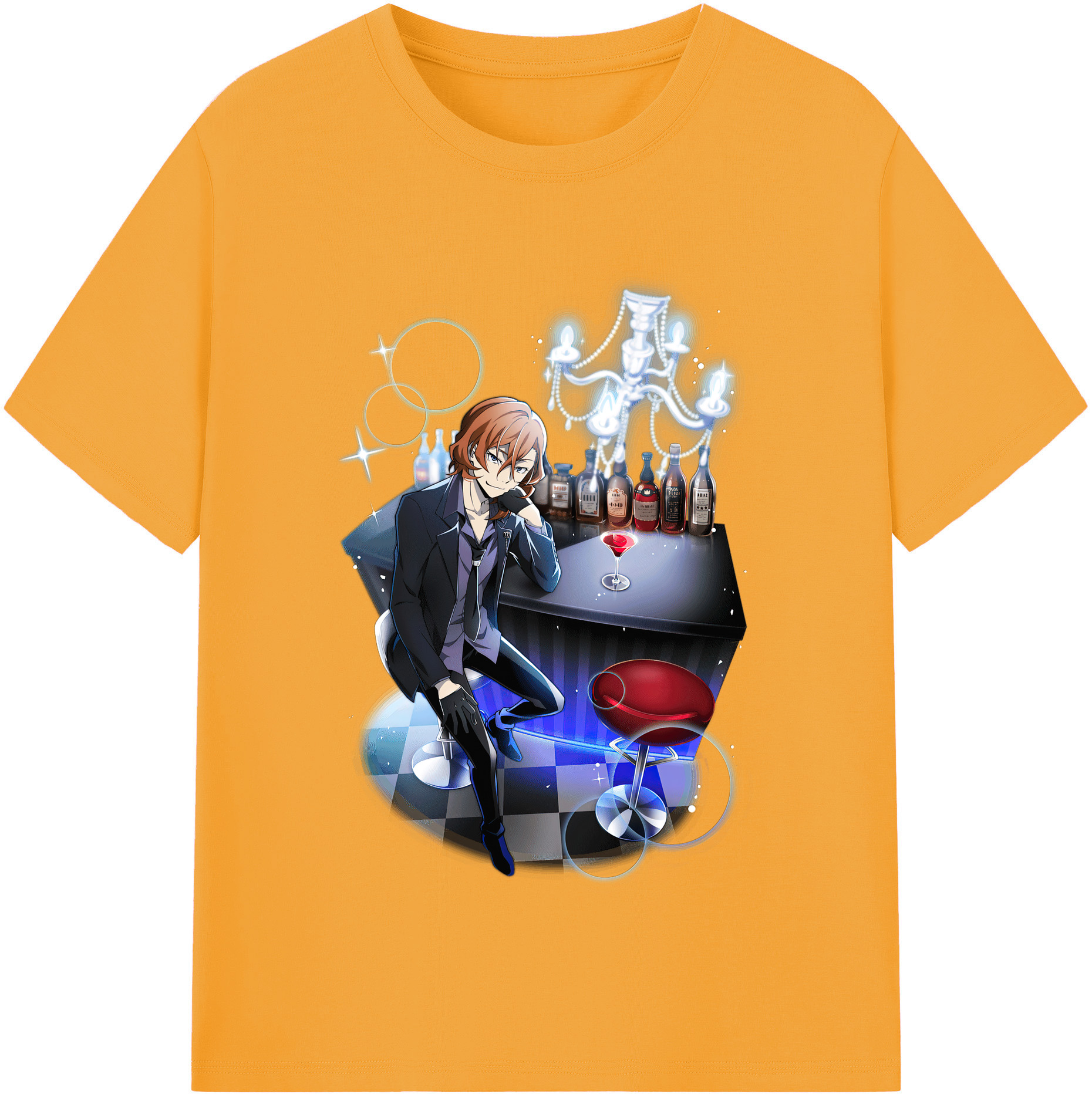 （画像用） 文豪ストレイドッグス Bungo Stray Dogs 綿100％半袖Tシャツ（フロントプリント）