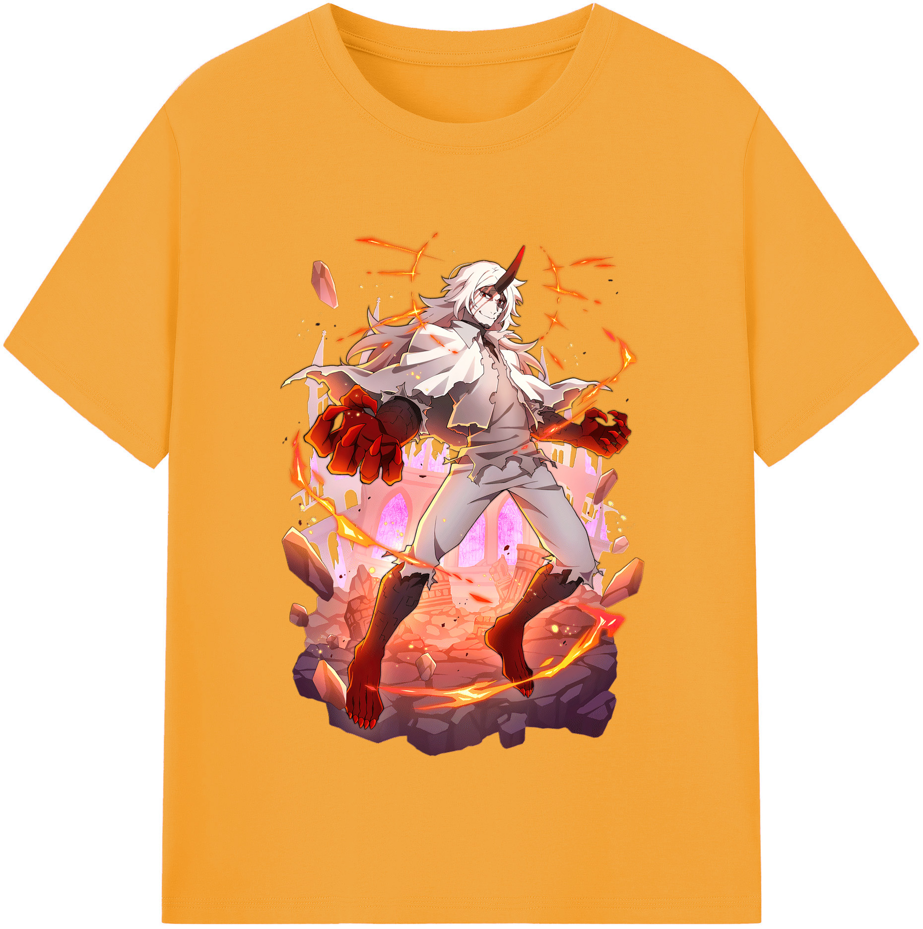 （画像用） 文豪ストレイドッグス Bungo Stray Dogs 綿100％半袖Tシャツ（フロントプリント）