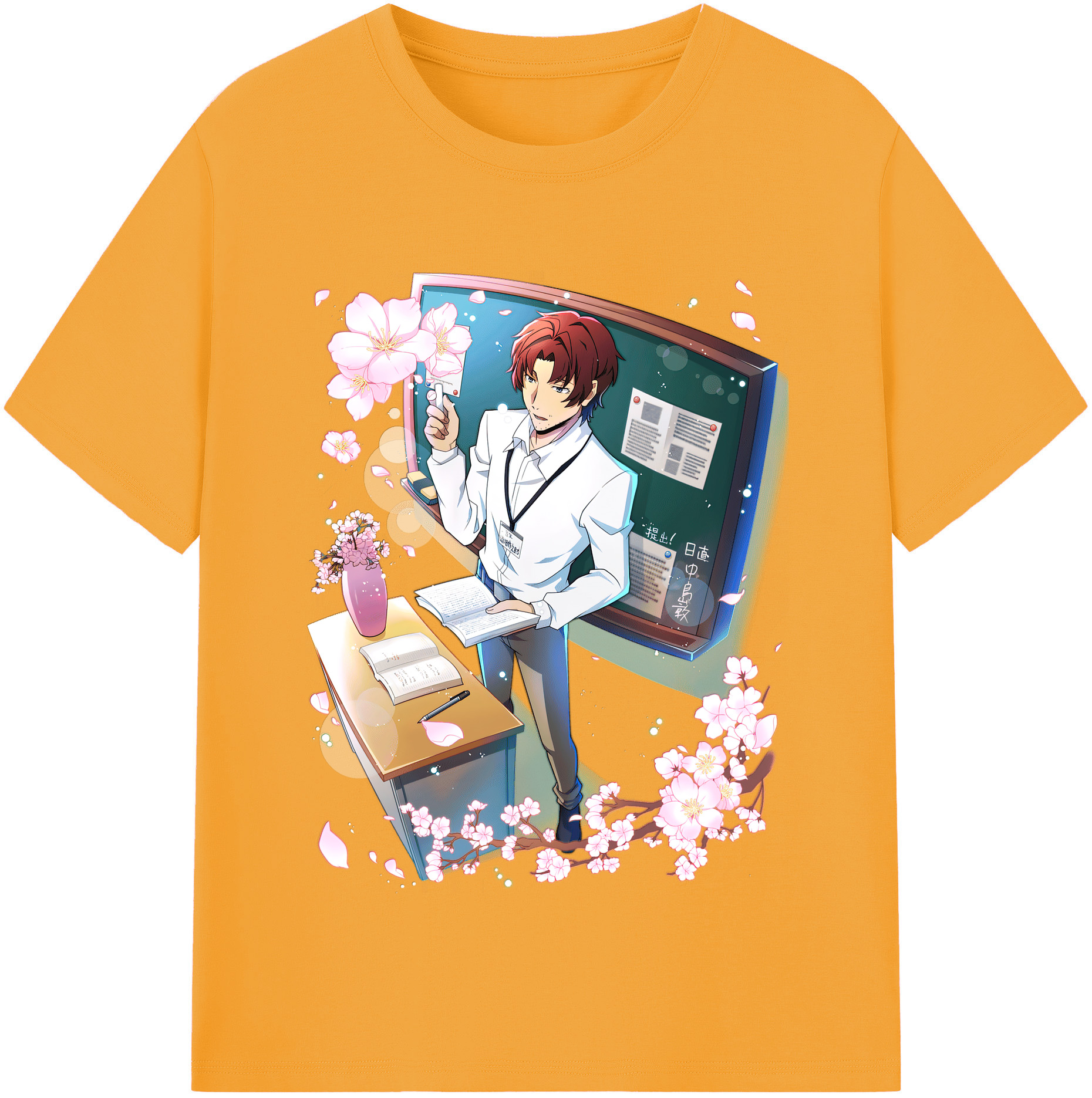 （画像用） 文豪ストレイドッグス Bungo Stray Dogs 綿100％半袖Tシャツ（フロントプリント）