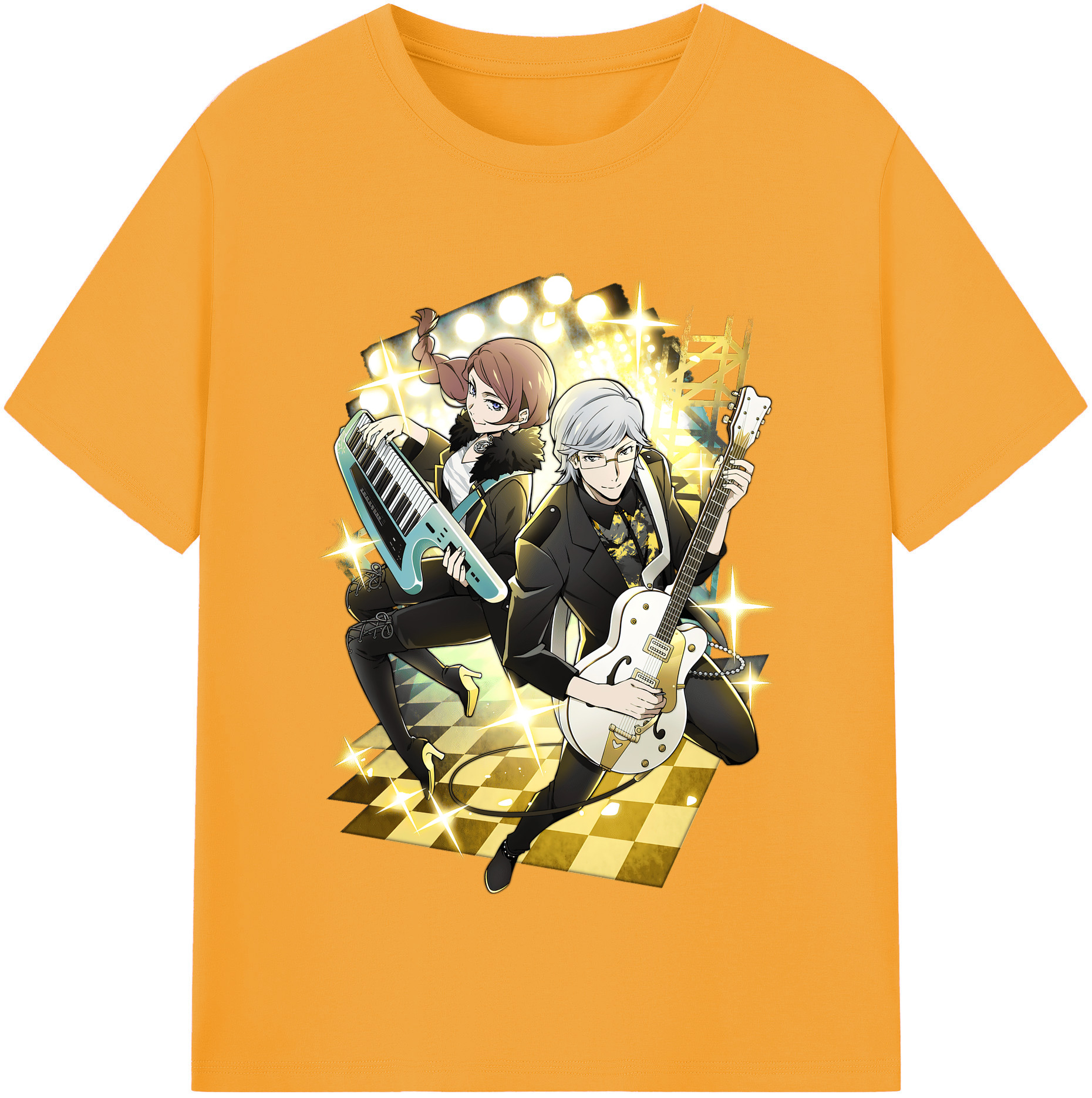 （画像用） 文豪ストレイドッグス Bungo Stray Dogs 綿100％半袖Tシャツ（フロントプリント）