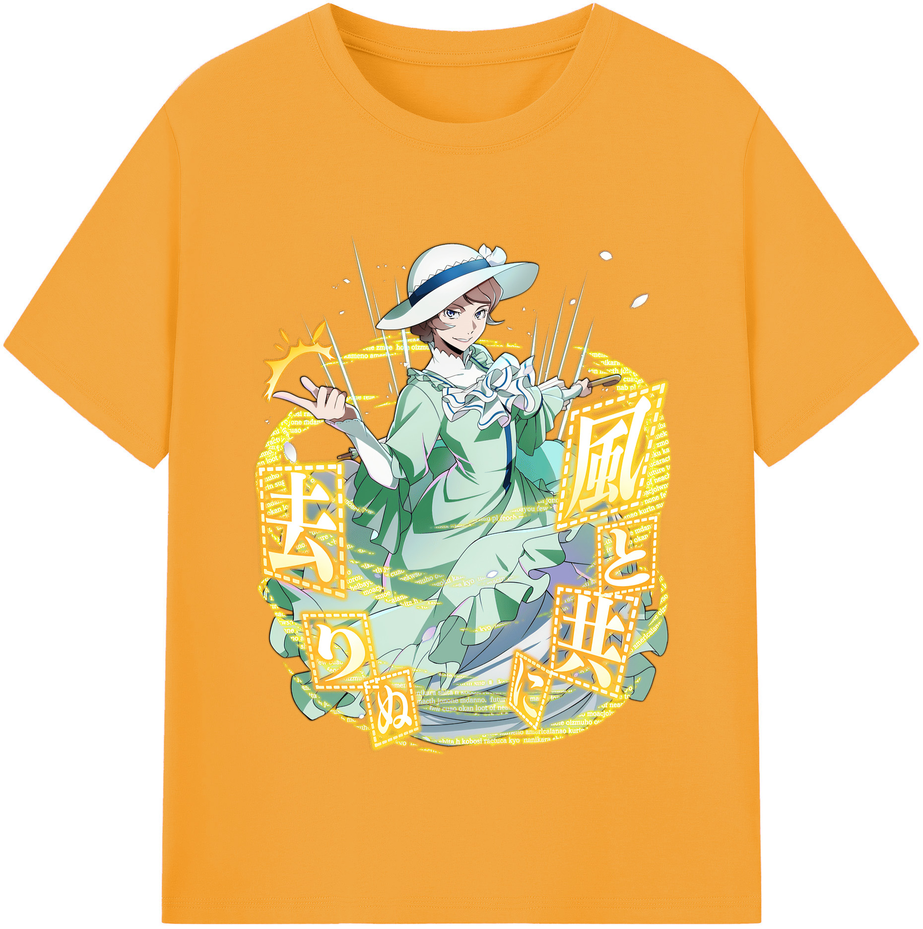 （画像用） 文豪ストレイドッグス Bungo Stray Dogs 綿100％半袖Tシャツ（フロントプリント）