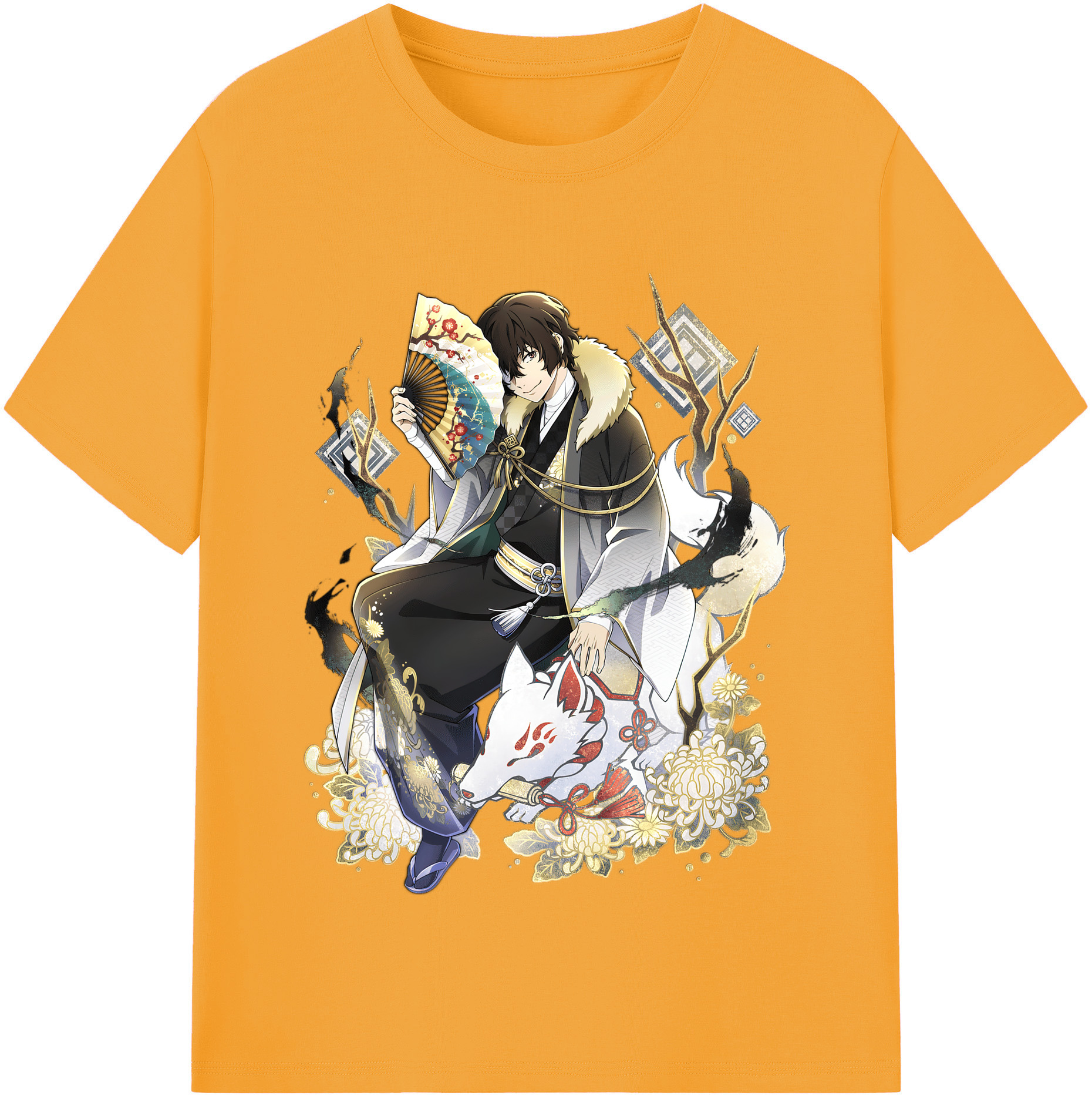 （画像用） 文豪ストレイドッグス Bungo Stray Dogs 綿100％半袖Tシャツ（フロントプリント）