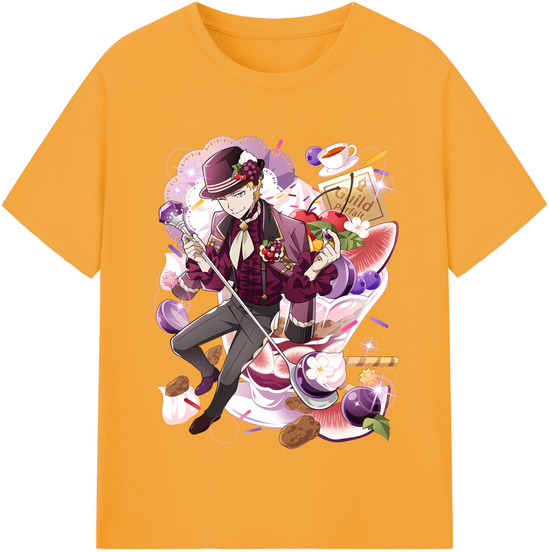 （画像用） 文豪ストレイドッグス Bungo Stray Dogs 綿100％半袖Tシャツ（フロントプリント）