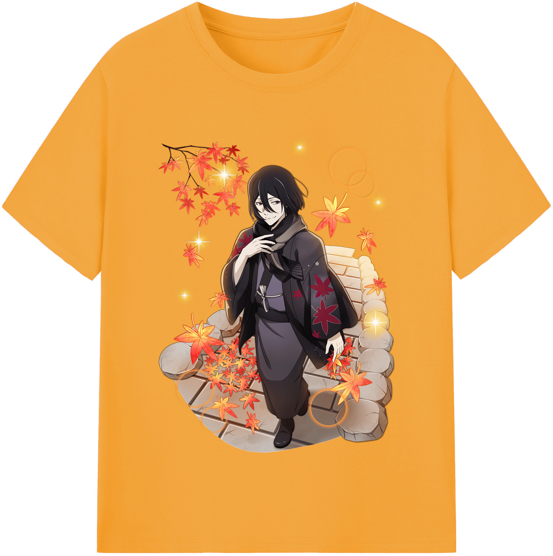 （画像用） 文豪ストレイドッグス Bungo Stray Dogs 綿100％半袖Tシャツ（フロントプリント）