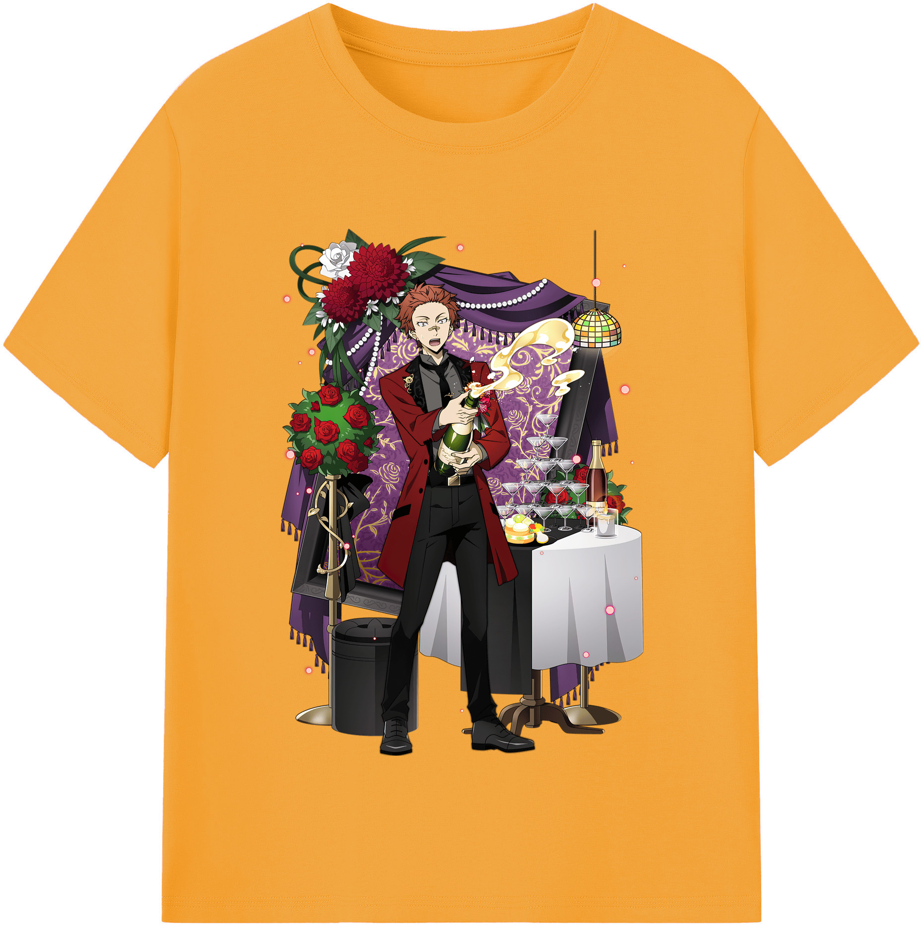 （画像用） 文豪ストレイドッグス Bungo Stray Dogs 綿100％半袖Tシャツ（フロントプリント）